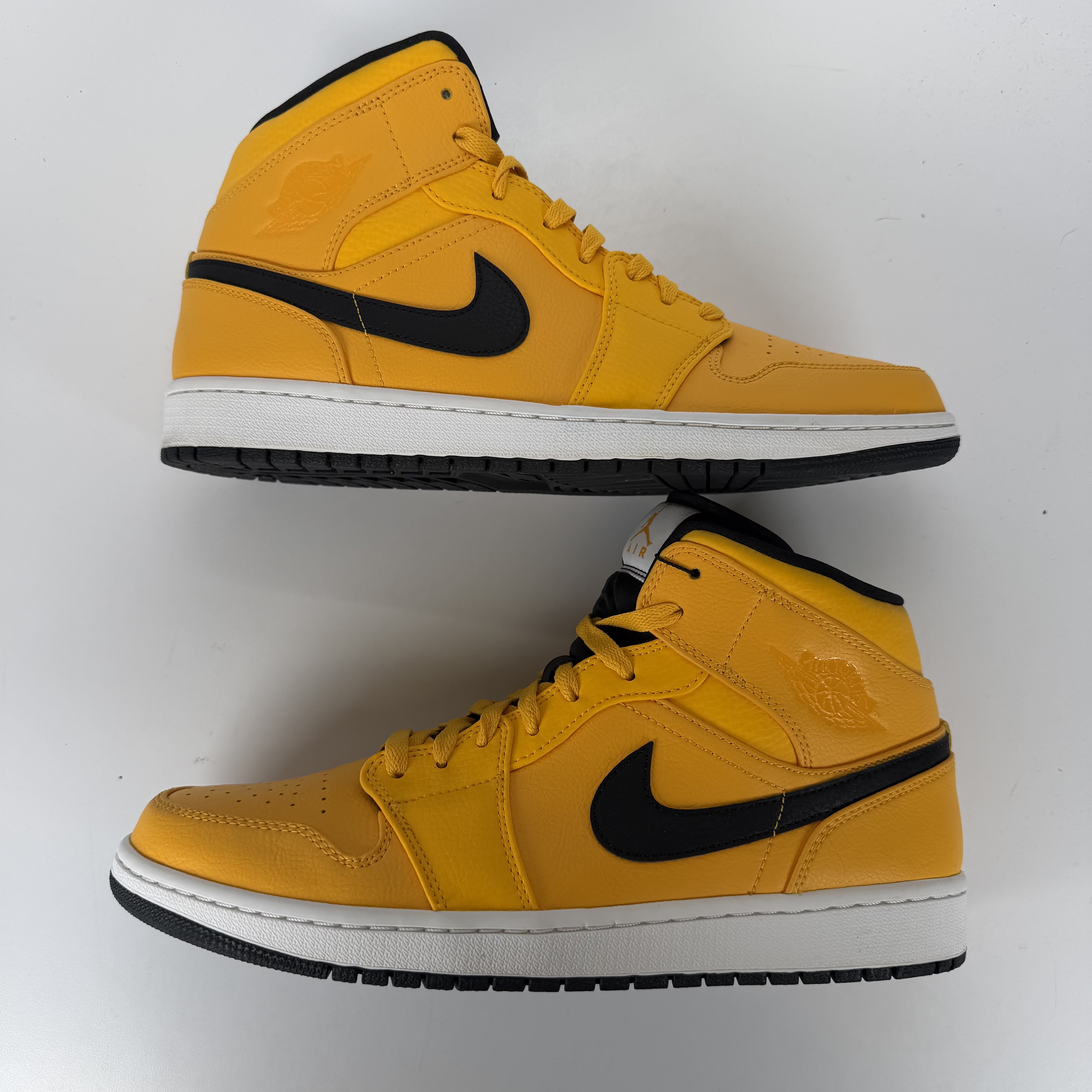 SP3441 Jordan 1 Mid University Gold Black