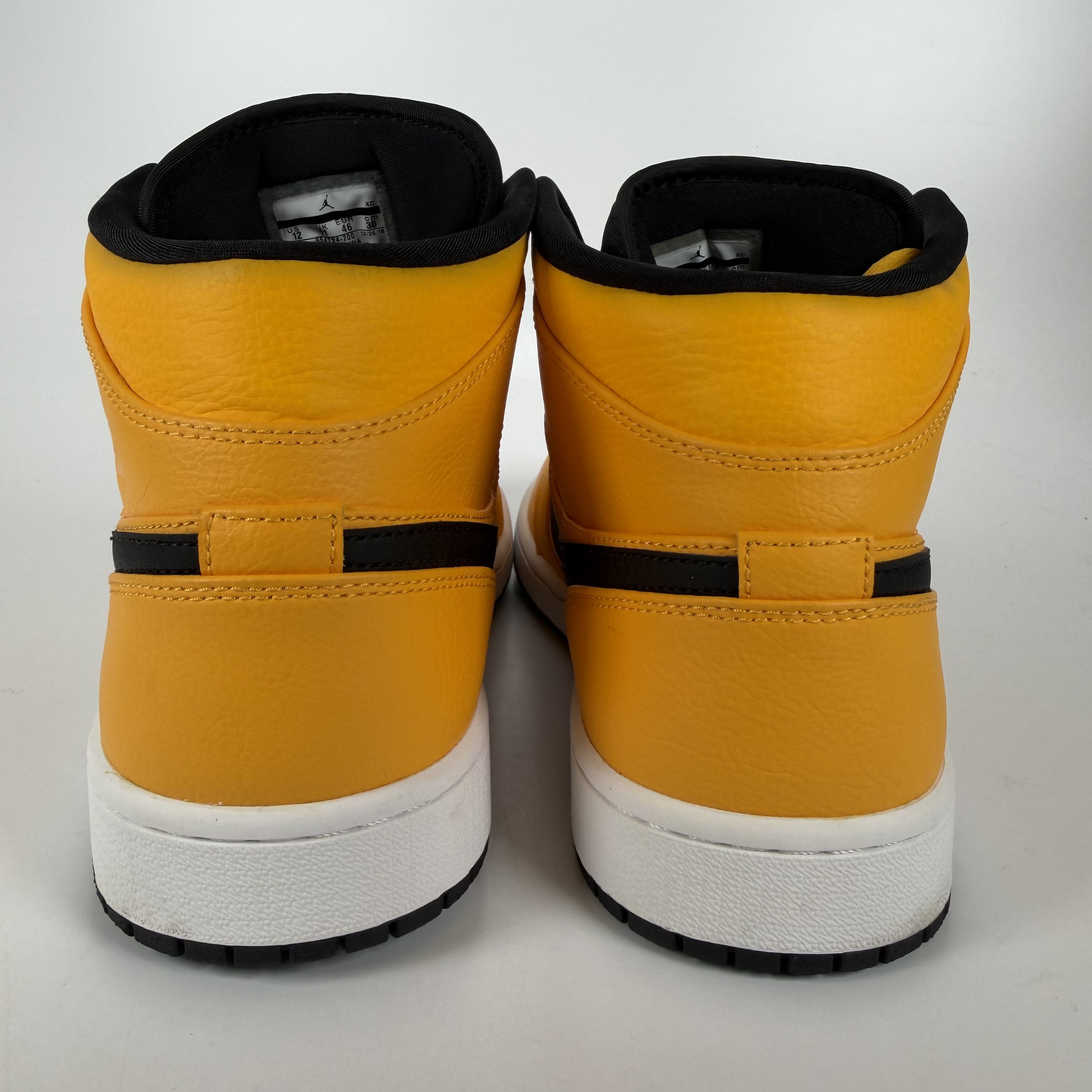 SP3441 Jordan 1 Mid University Gold Black