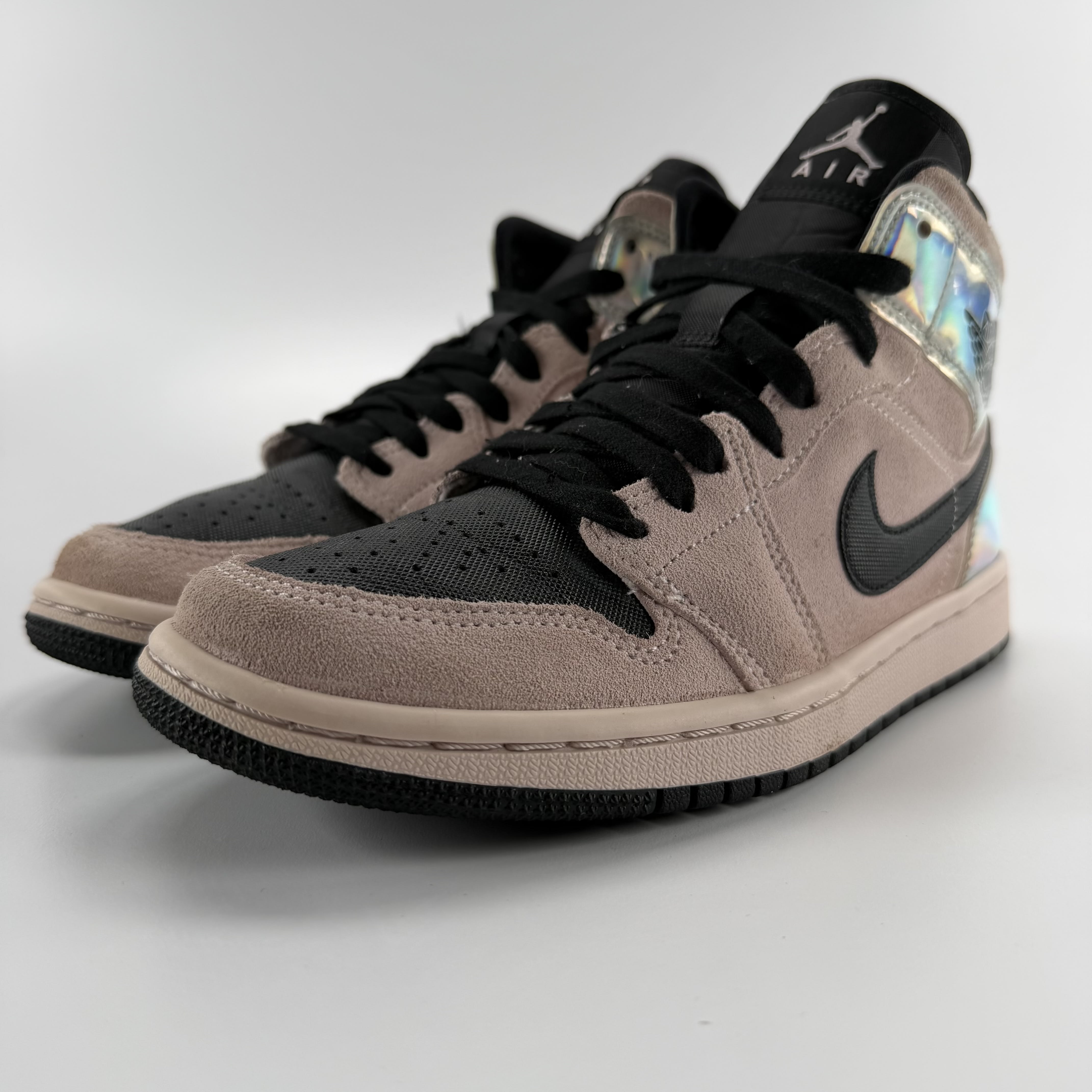 442448 Jordan 1 Mid Dirty Powder Iridescent (Women's)