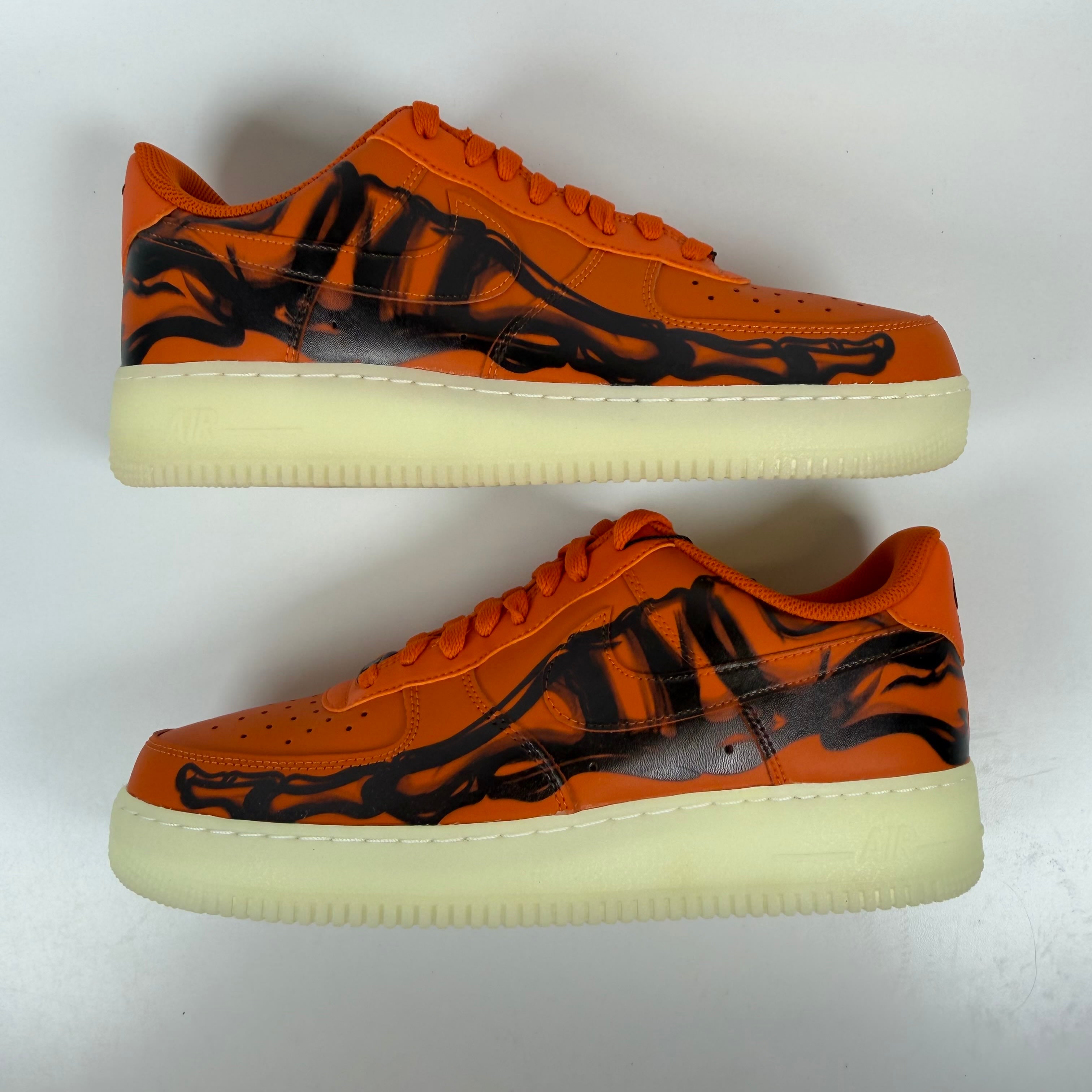 SP8058 Air Force 1 Low 'Orange Skeleton'