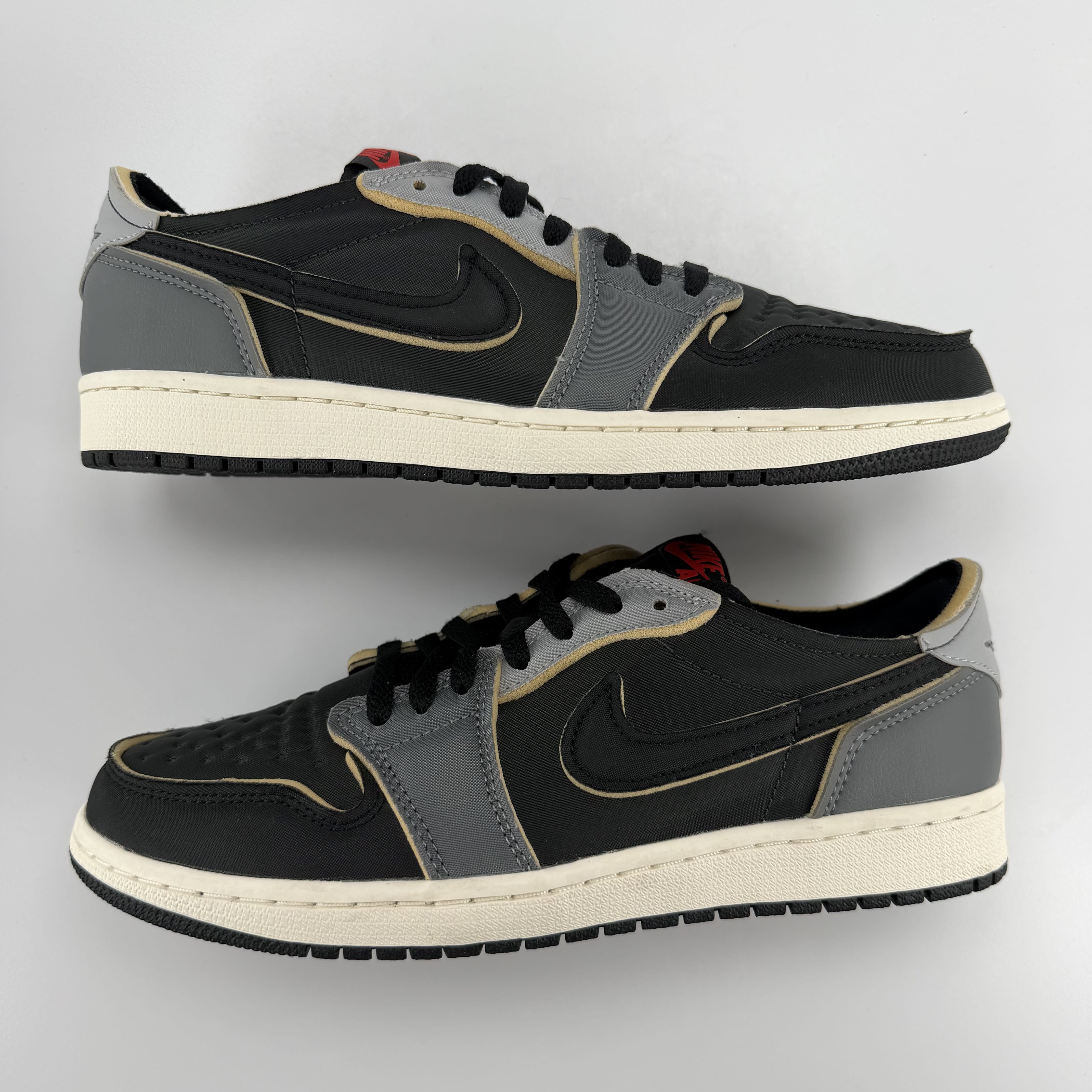588929 Jordan 1 Low OG EX Black Smoke Grey