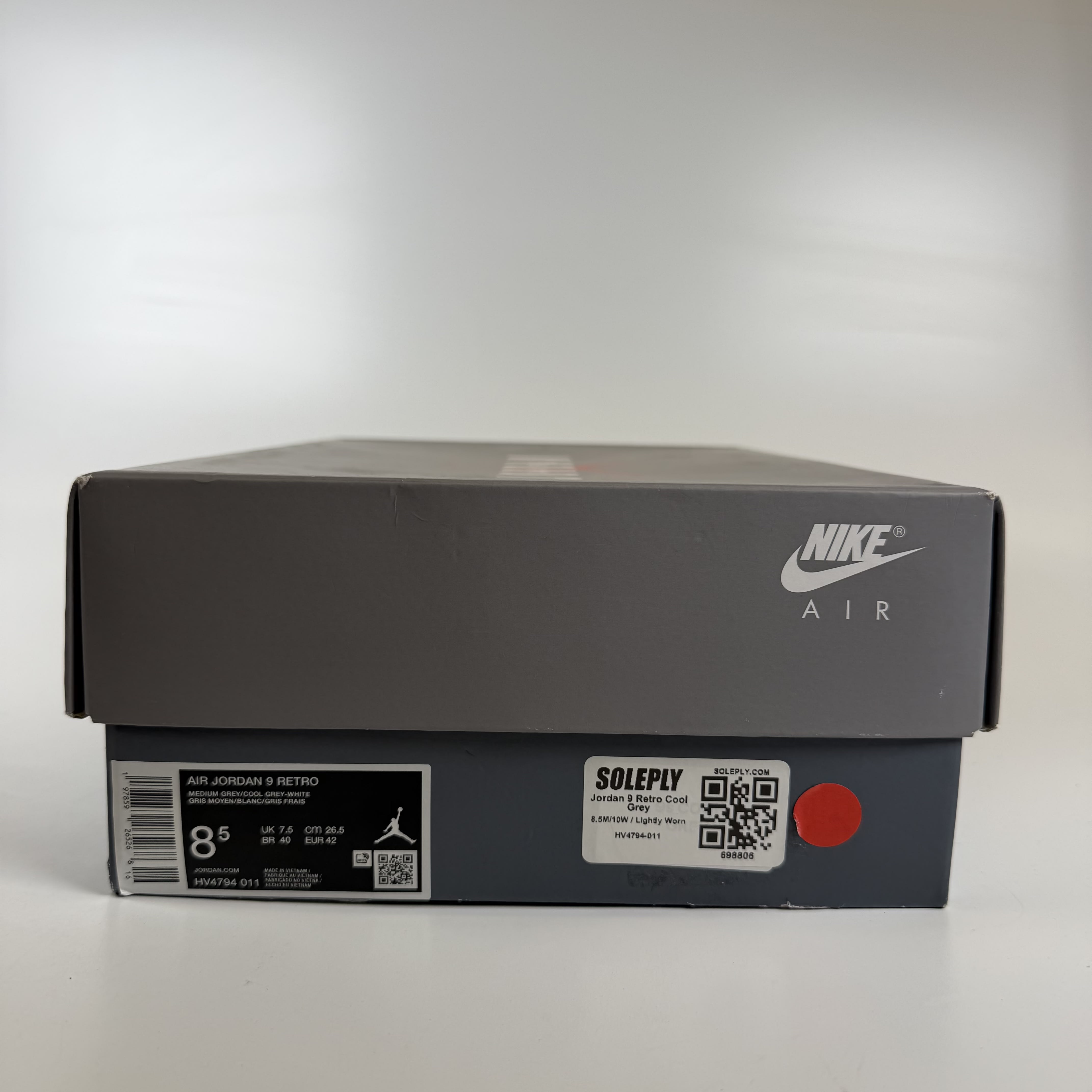 698806 Jordan 9 Retro Cool Grey (2025)