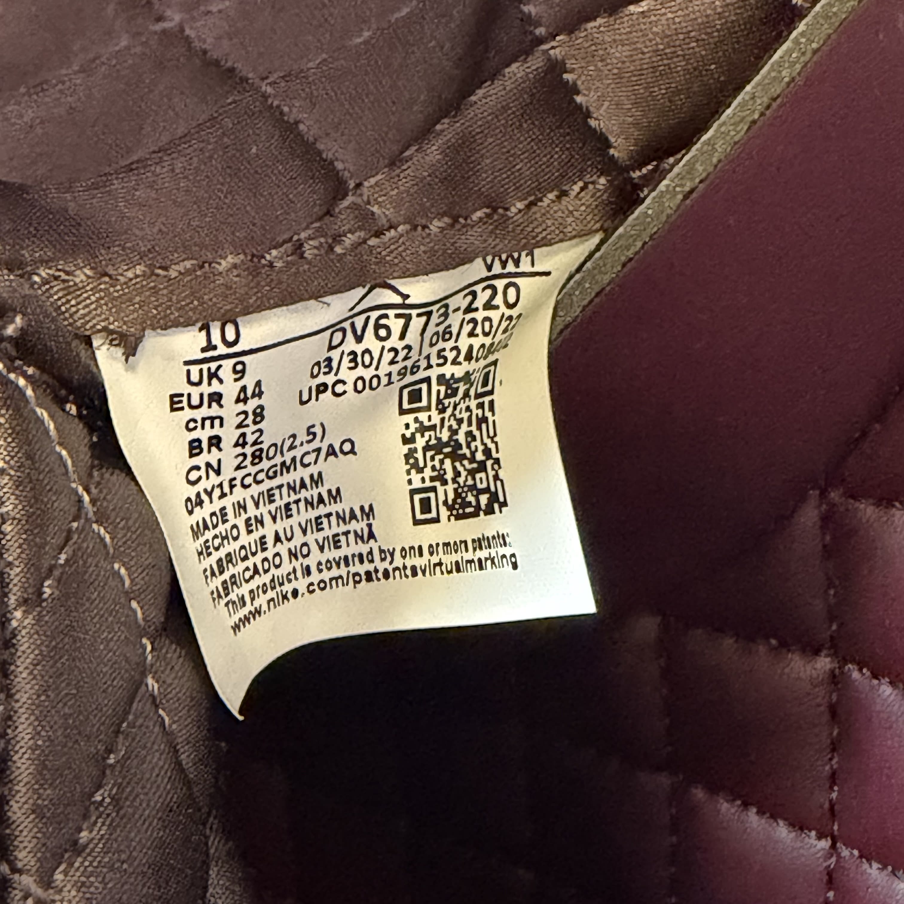 SP13165 Jordan 4 Retro SP A Ma Maniére Violet Ore