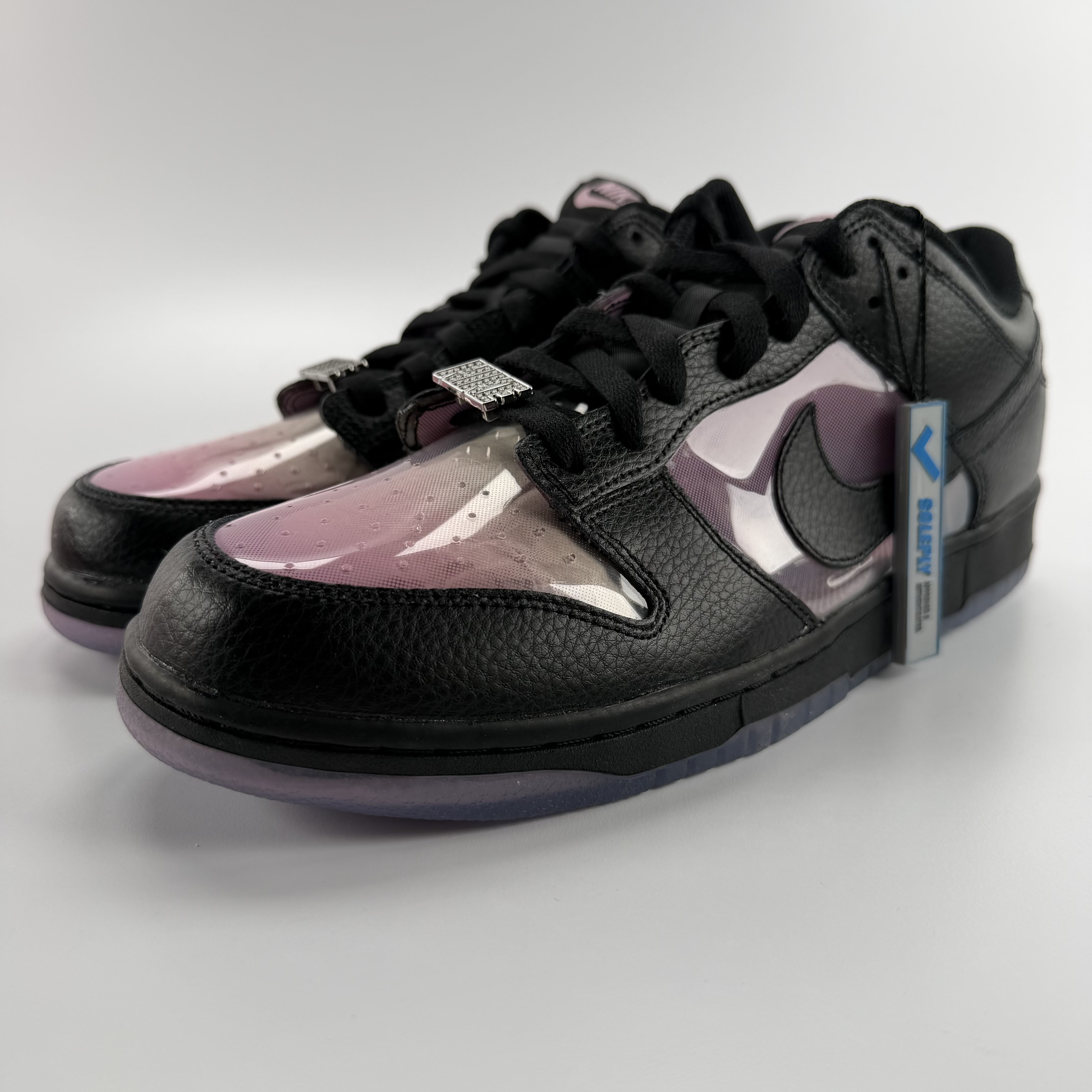 780594 Nike Dunk Low Retro Transparent Black Pink Rise
