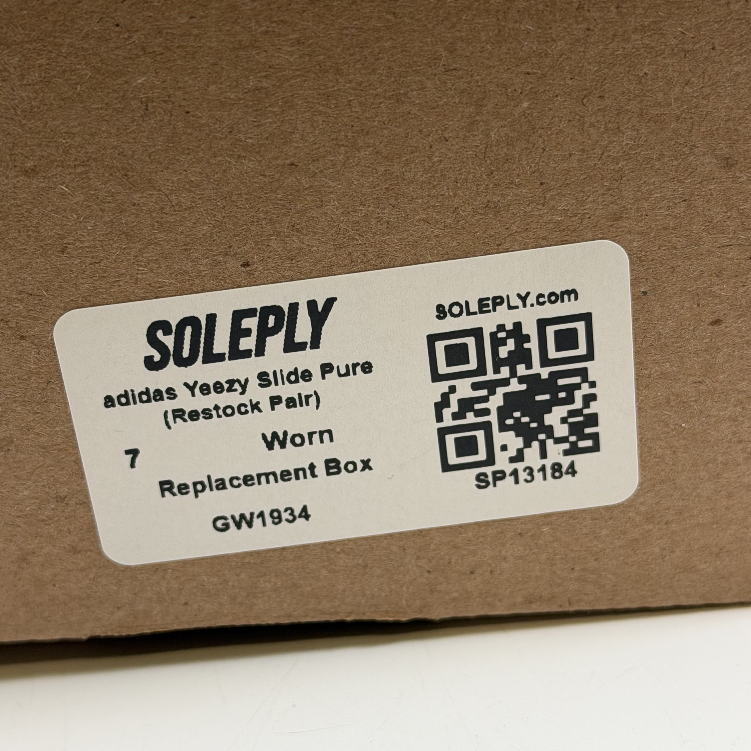 SP13184 adidas Yeezy Slide Pure (Restock Pair)