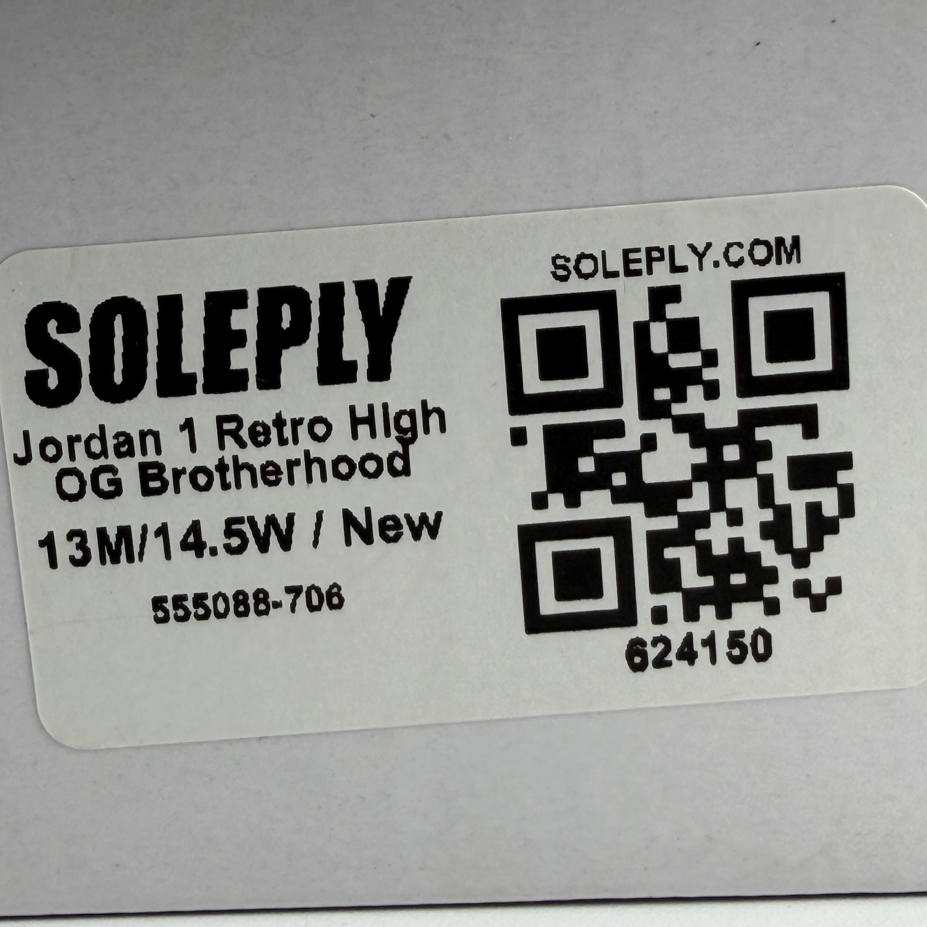 624150 Jordan 1 Retro High OG Brotherhood