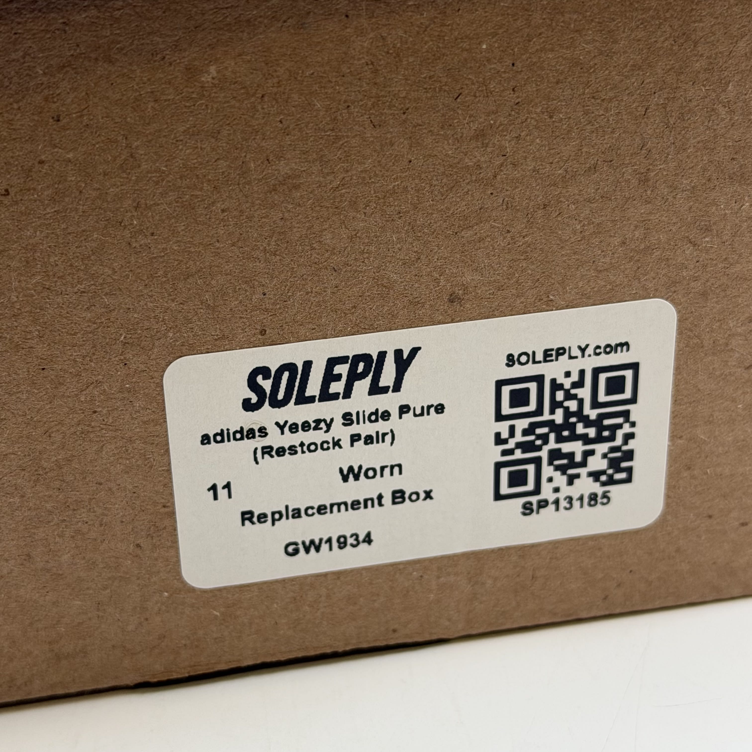 SP13185 adidas Yeezy Slide Pure (Restock Pair)