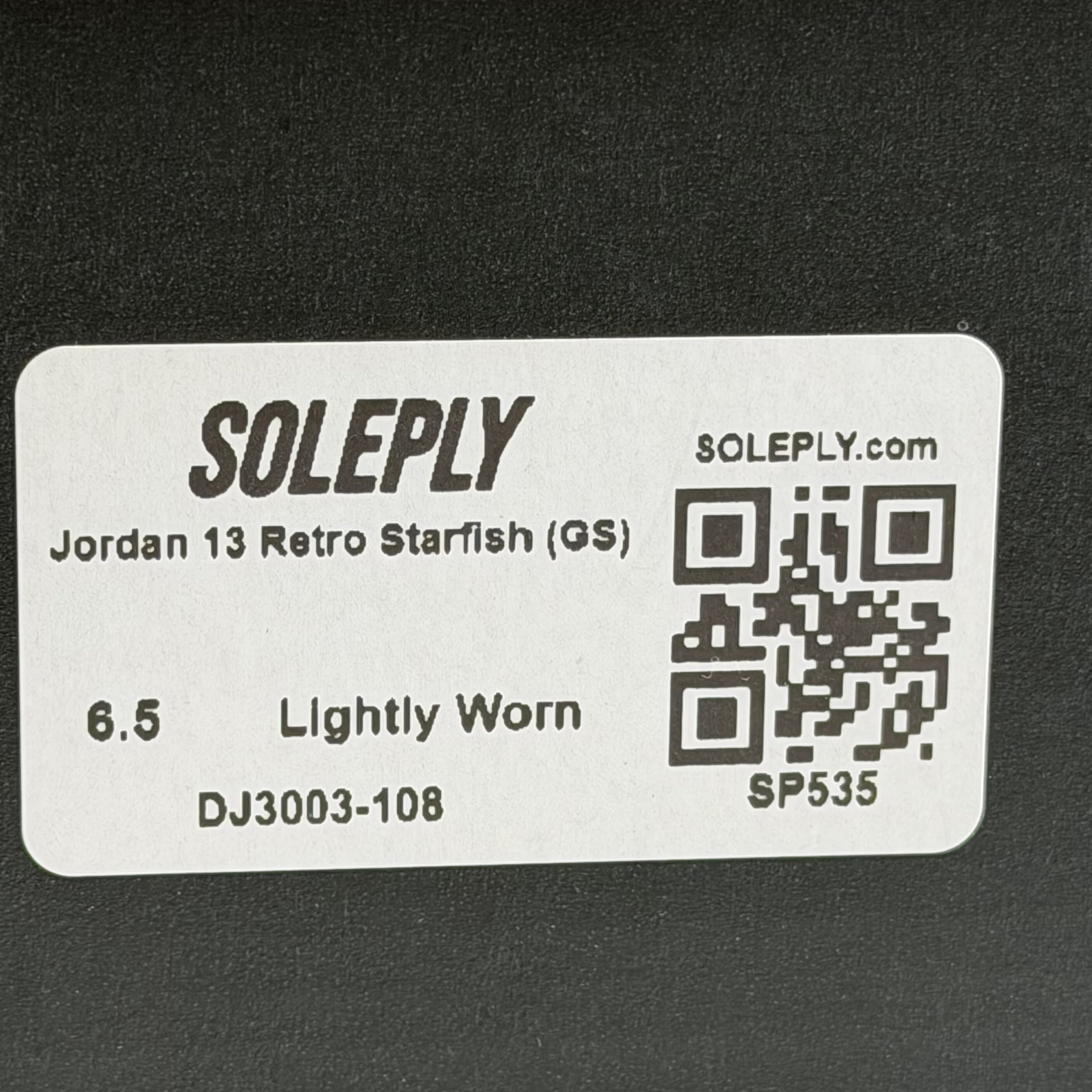 SP535 Jordan 13 Retro Starfish (GS)