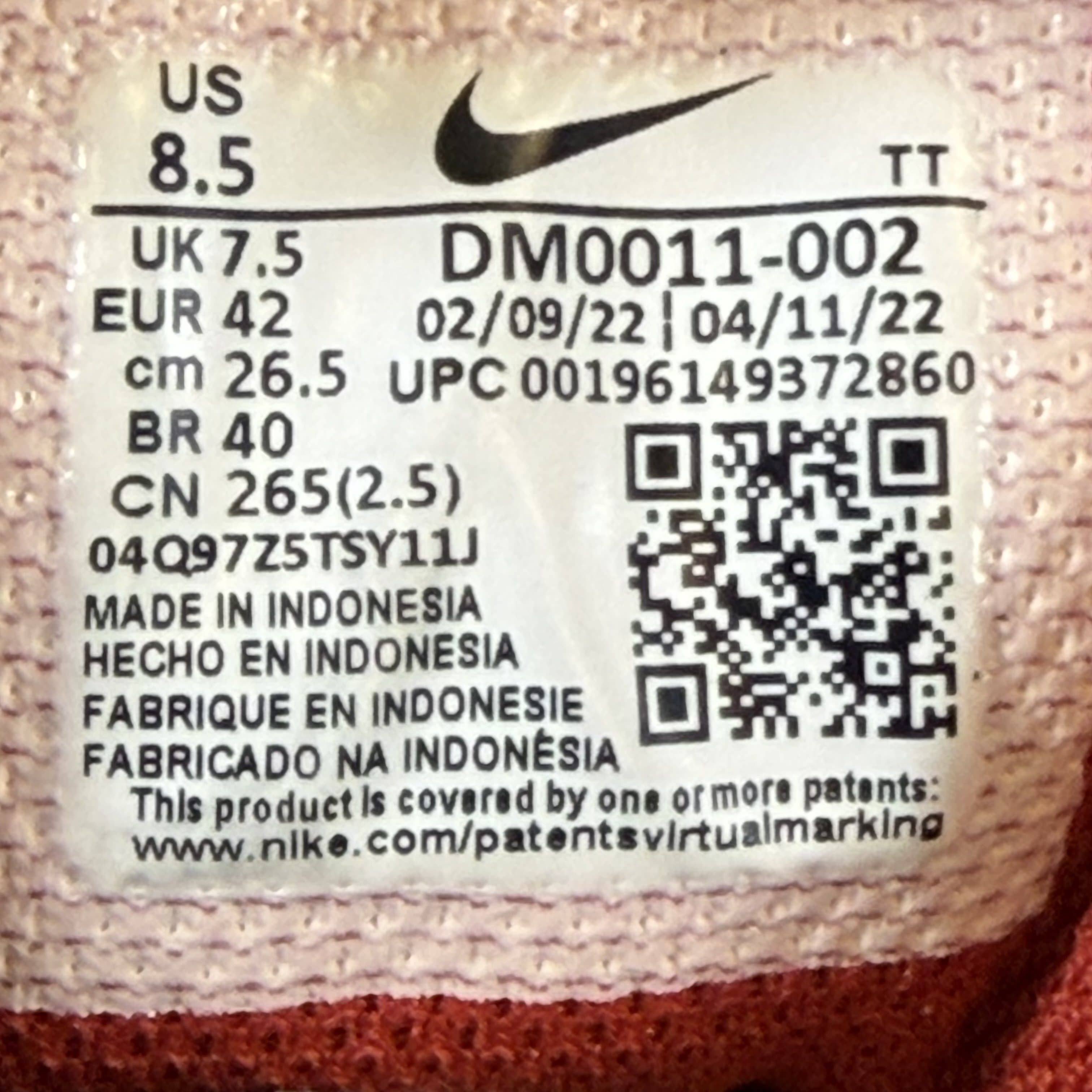 SP2924 Nike Air Max 95 Pure Platinum Gorge Green