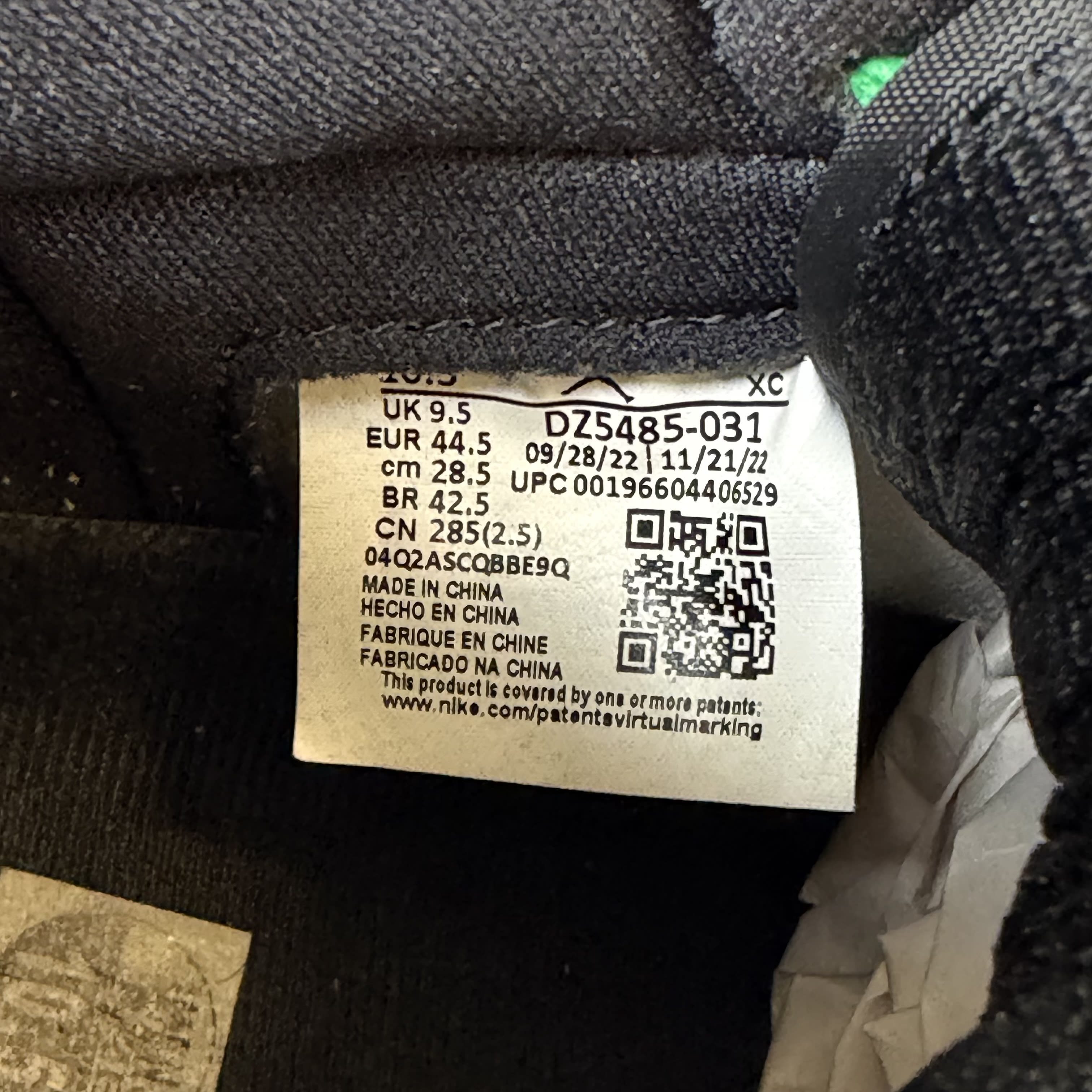 SP9791 Jordan 1 Retro High OG Lucky Green