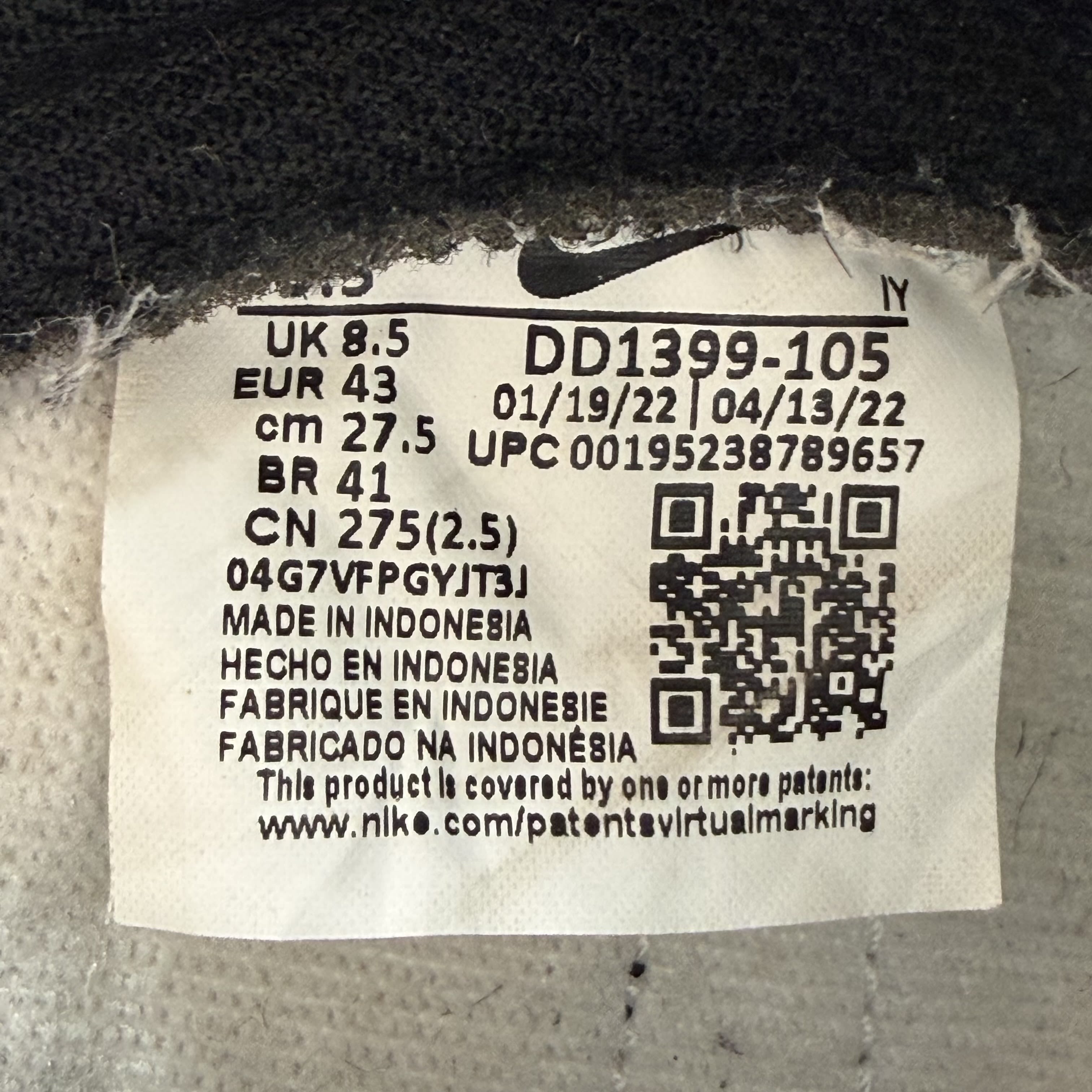 521377 Nike Dunk High Panda Black White (2021/2024)