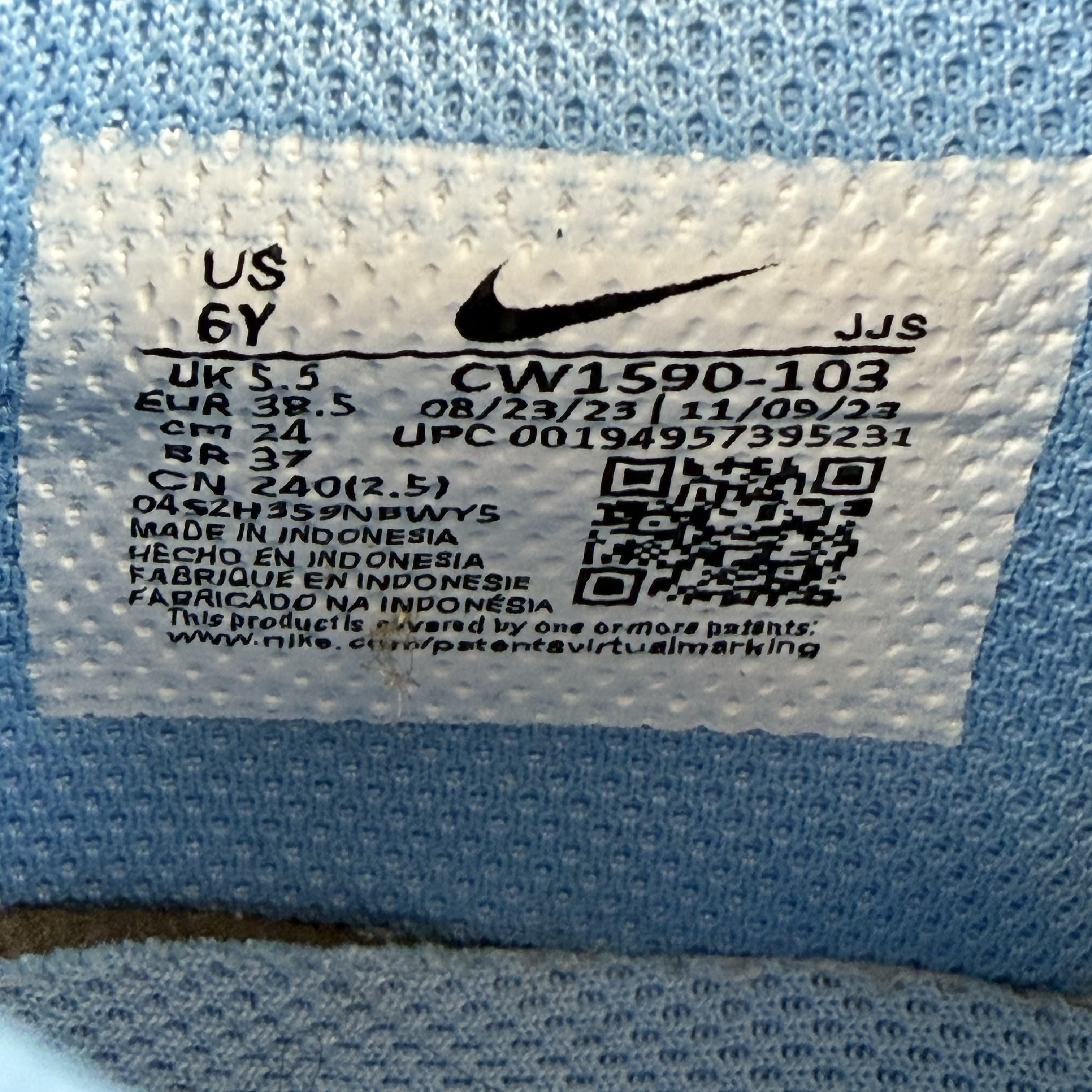 SP9803 Dunk Low GS 'University Blue'