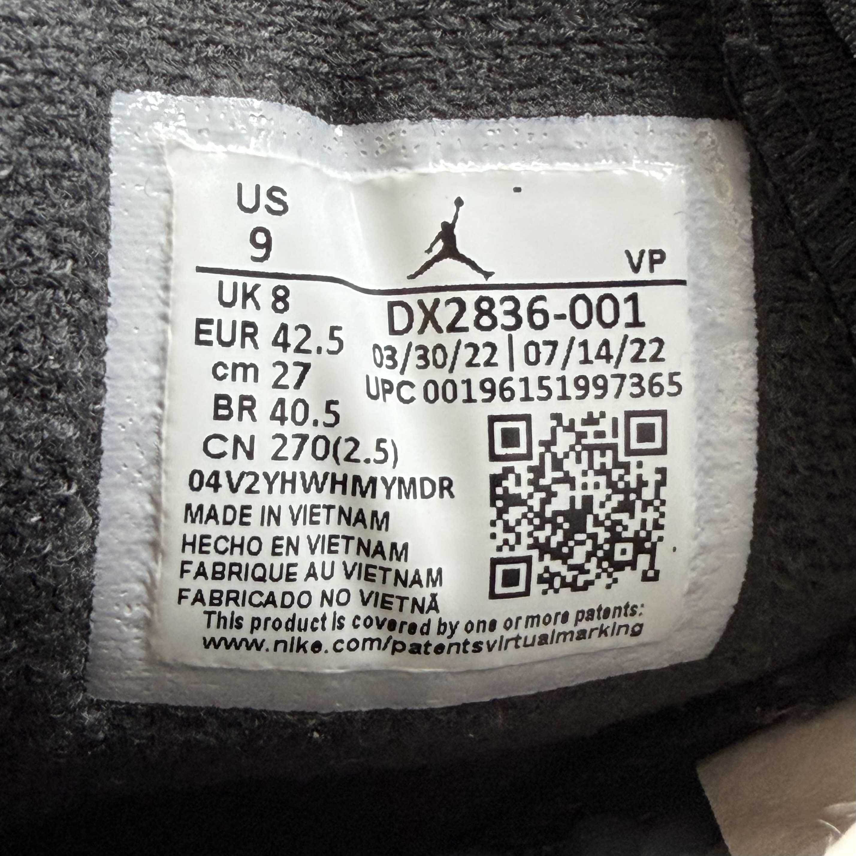 647179 Air Jordan 6 Retro 'Chrome'