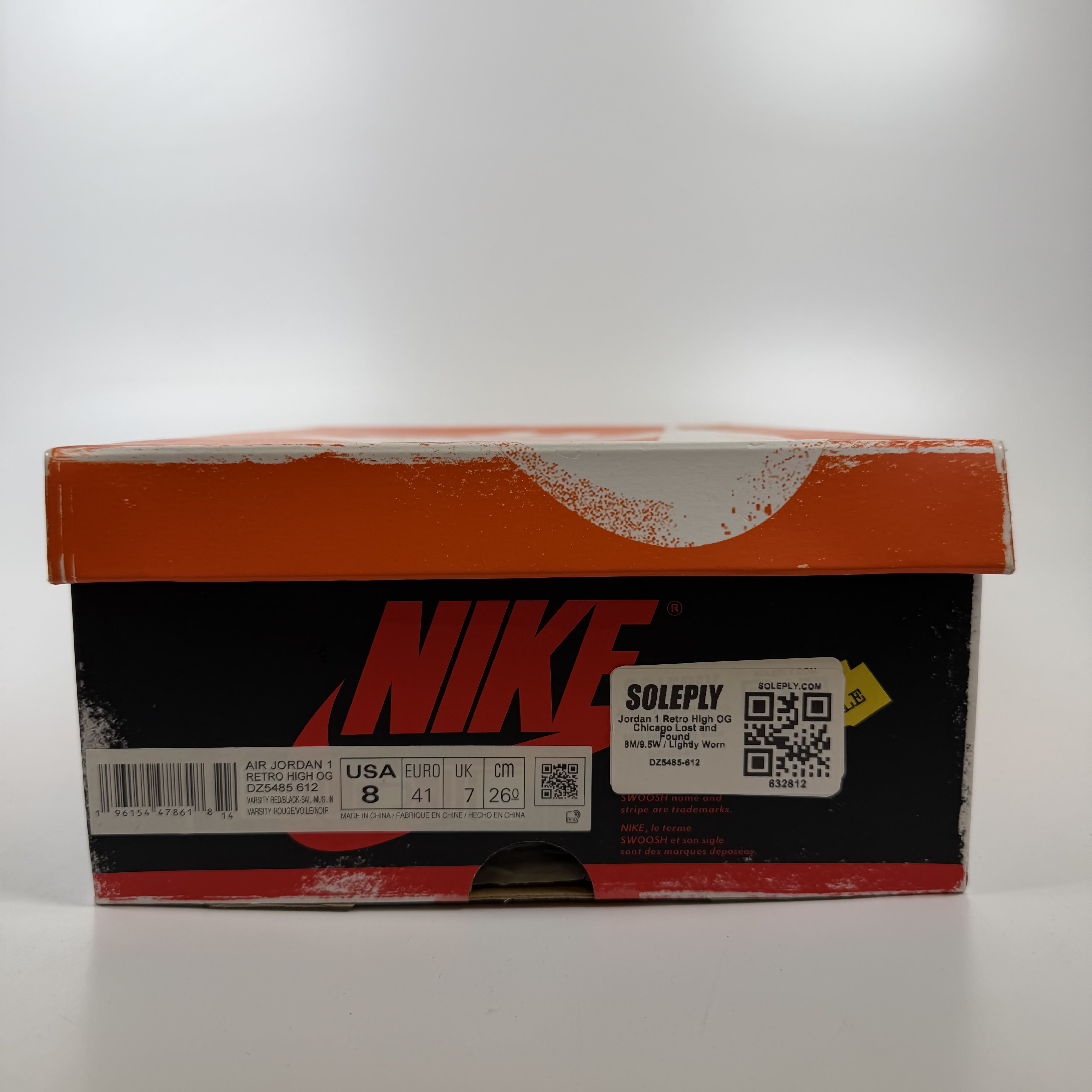 632812 Jordan 1 Retro High OG Chicago Lost and Found