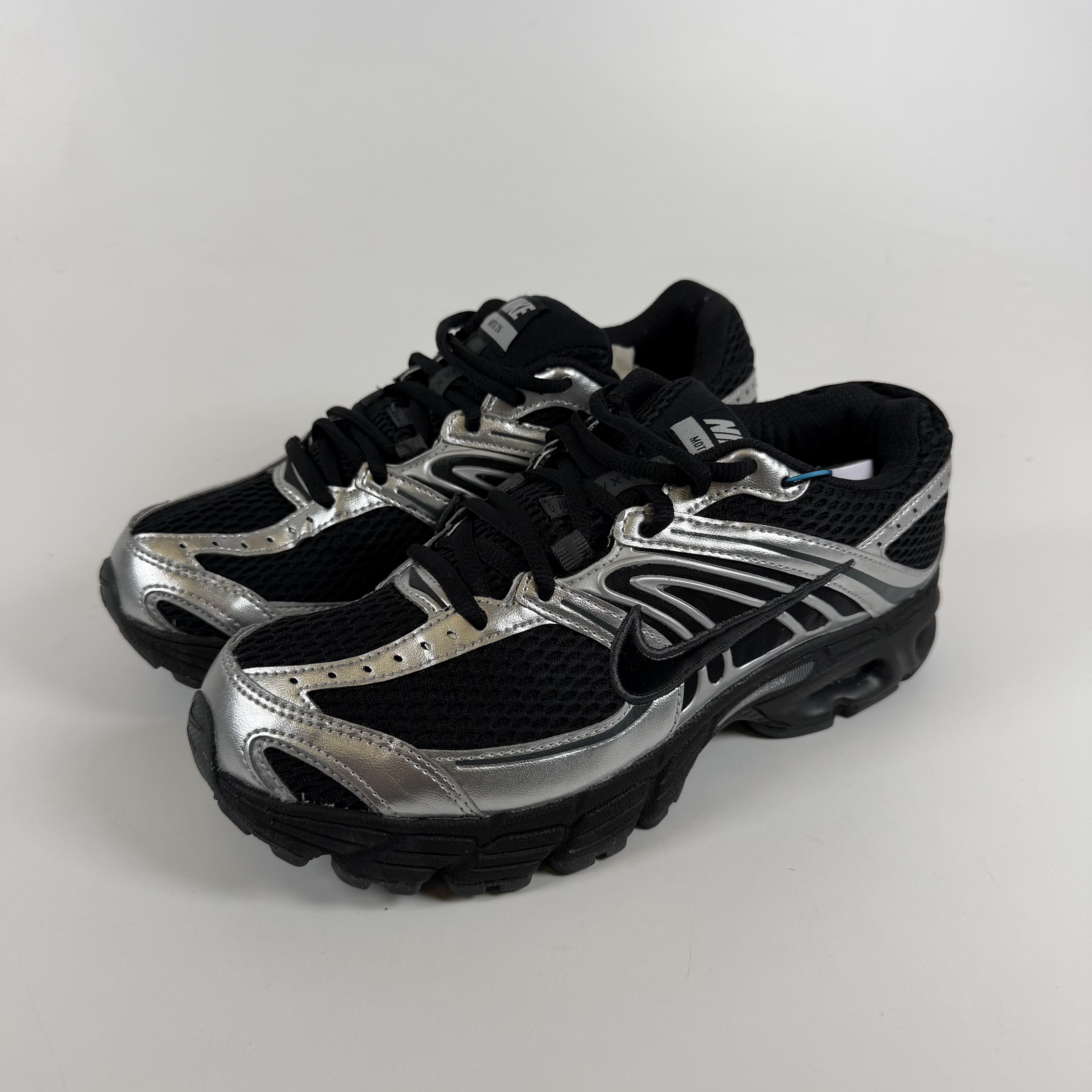 SP2539 Nike Air Max Moto 2K Black Metallic Silver (Women's)