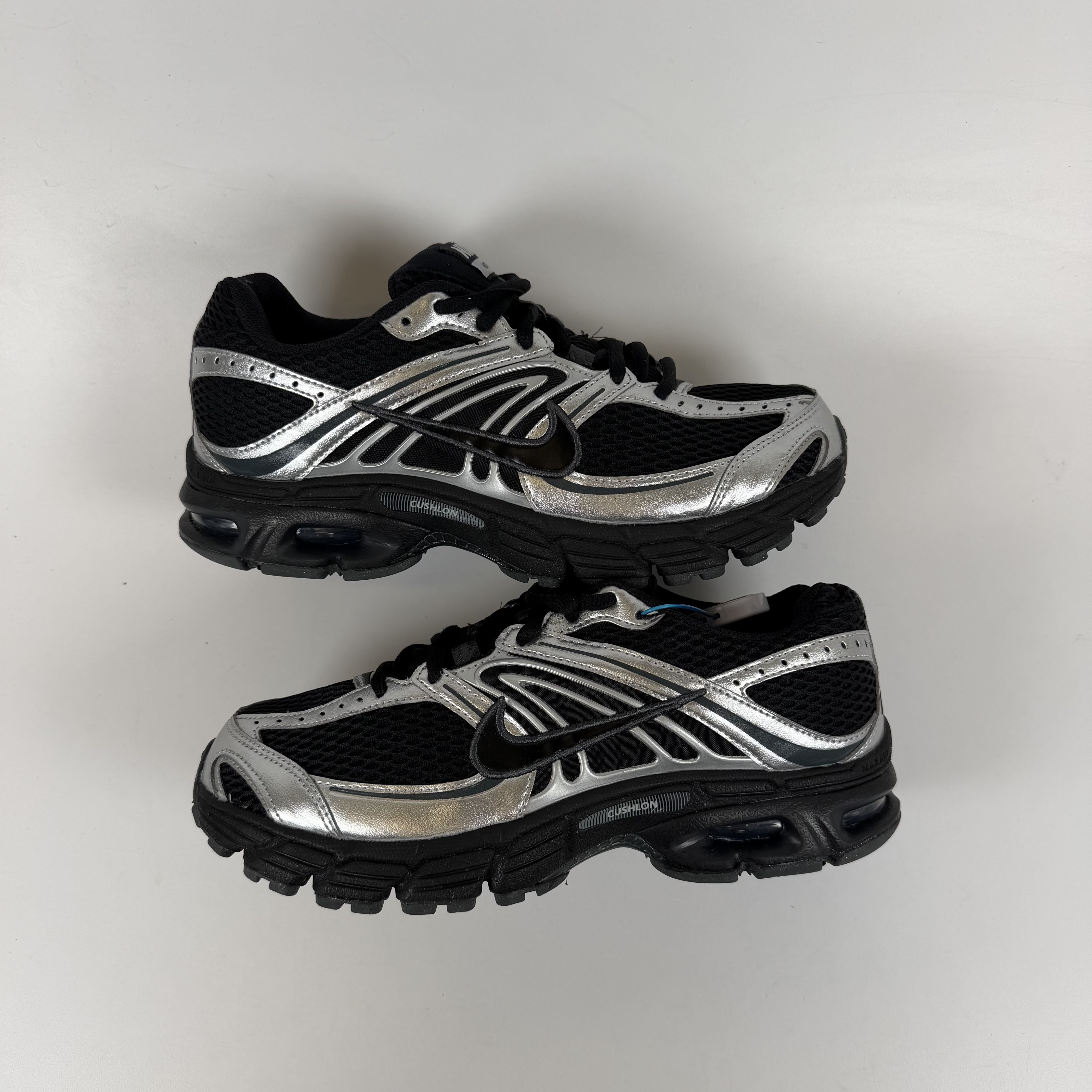SP2539 Nike Air Max Moto 2K Black Metallic Silver (Women's)