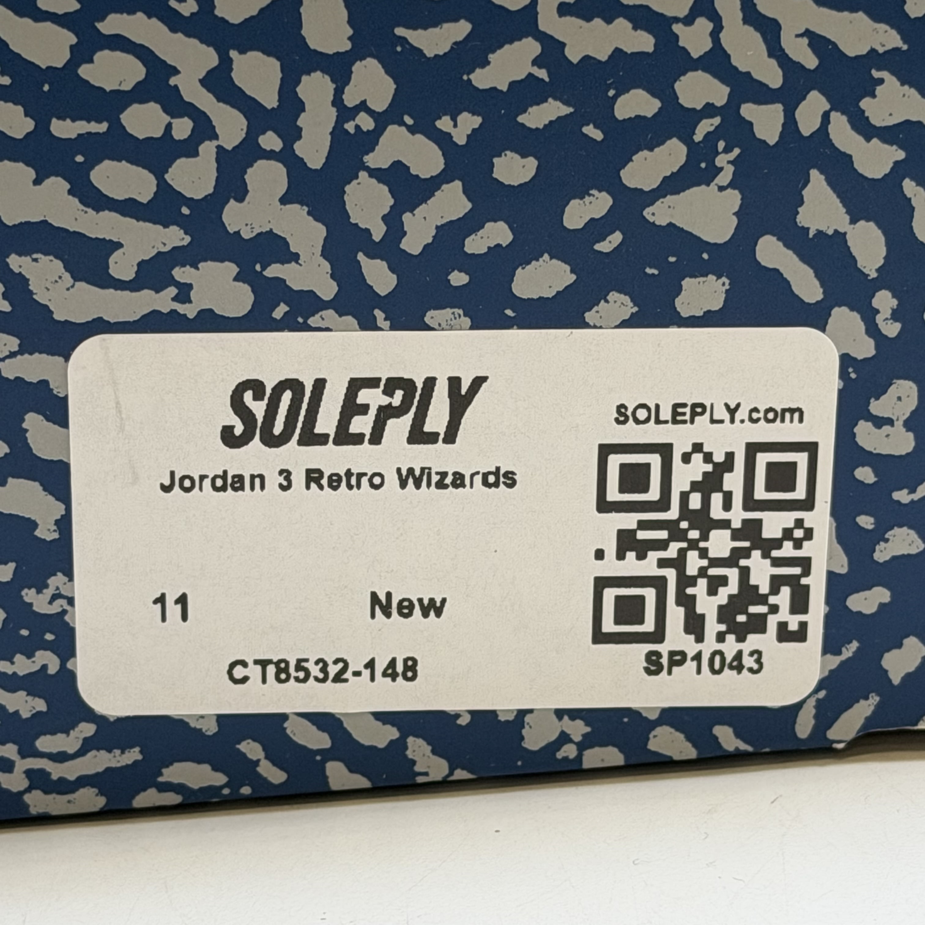 SP1043 Jordan 3 Retro Wizards