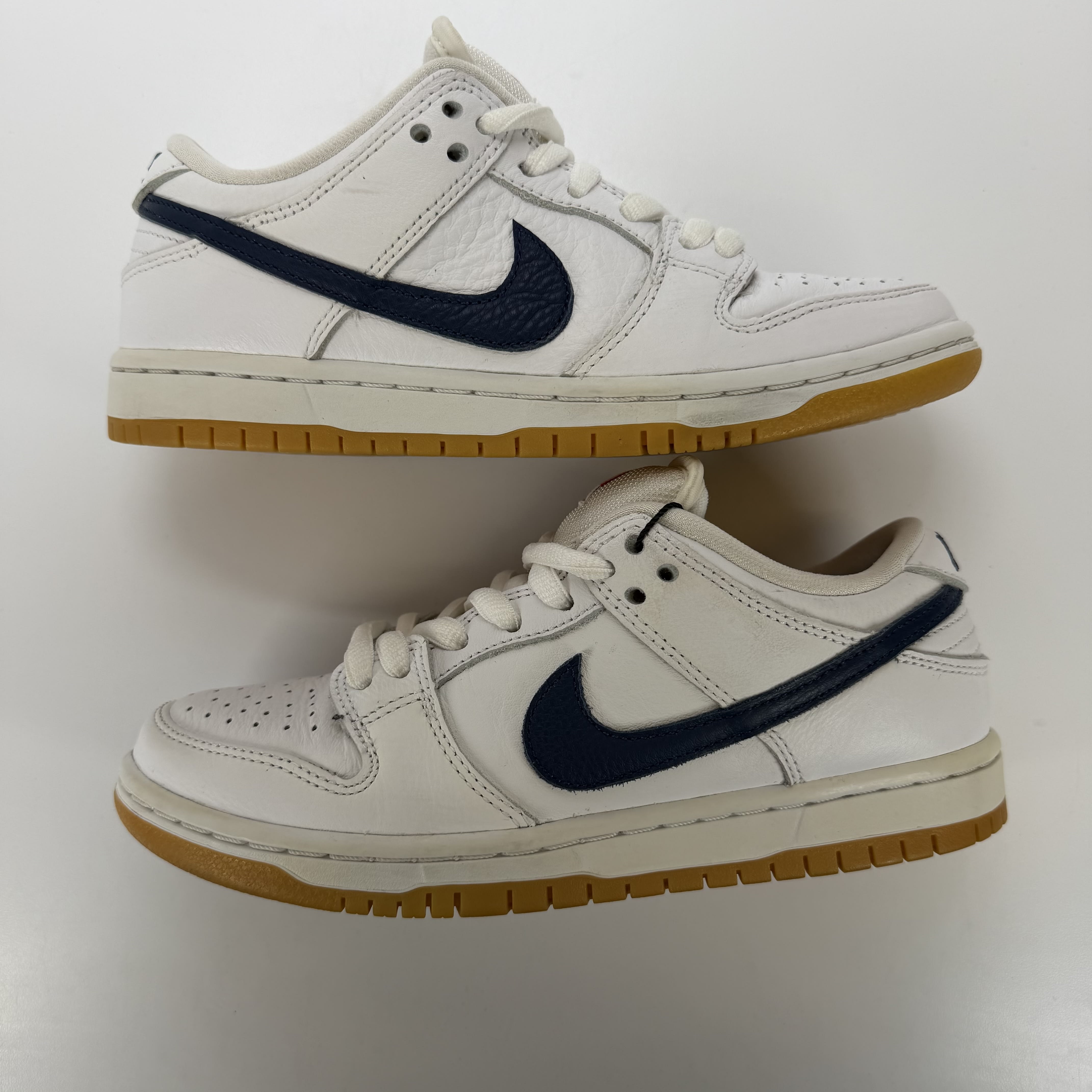SP3446 Nike SB Dunk Low Orange Label White Navy