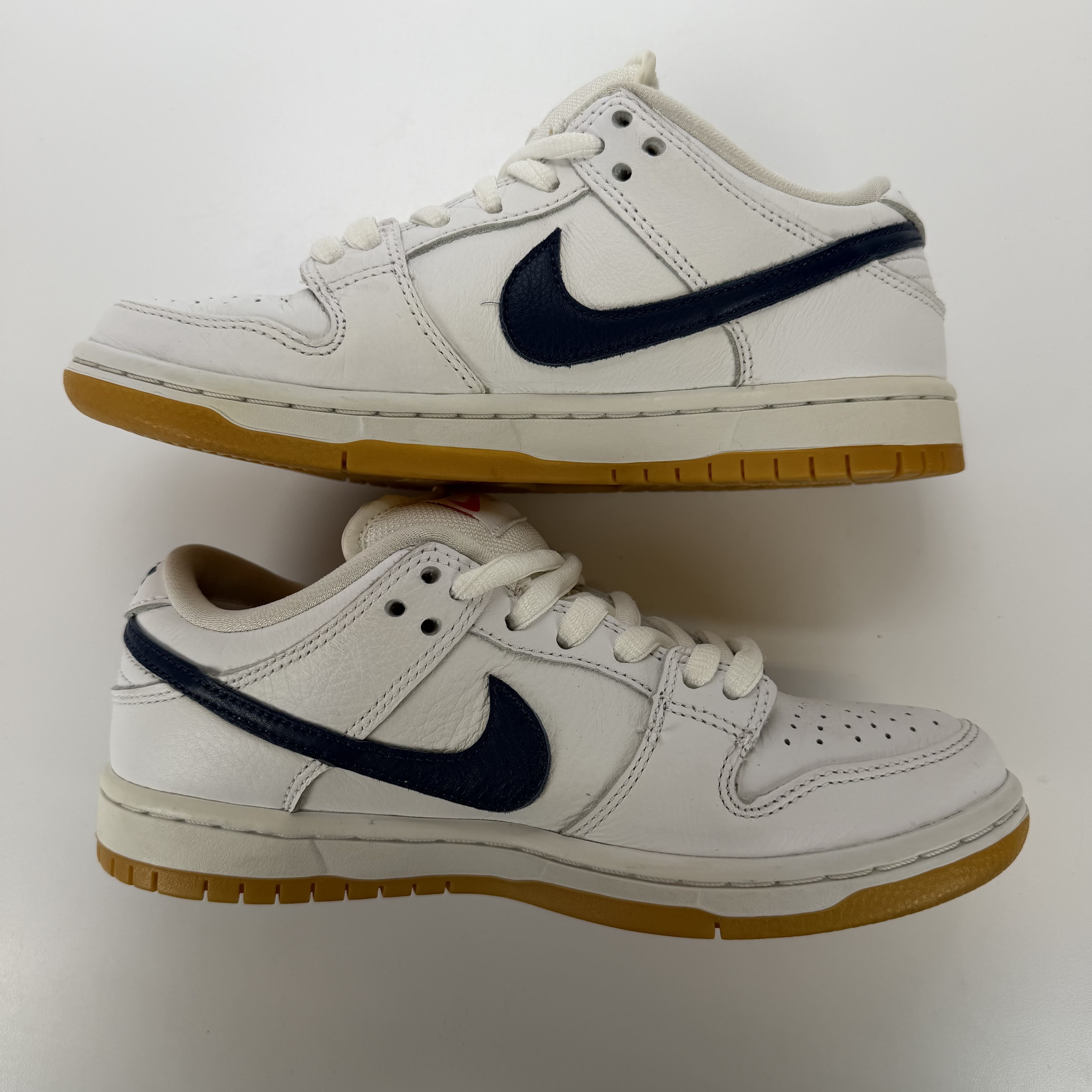 SP3446 Nike SB Dunk Low Orange Label White Navy