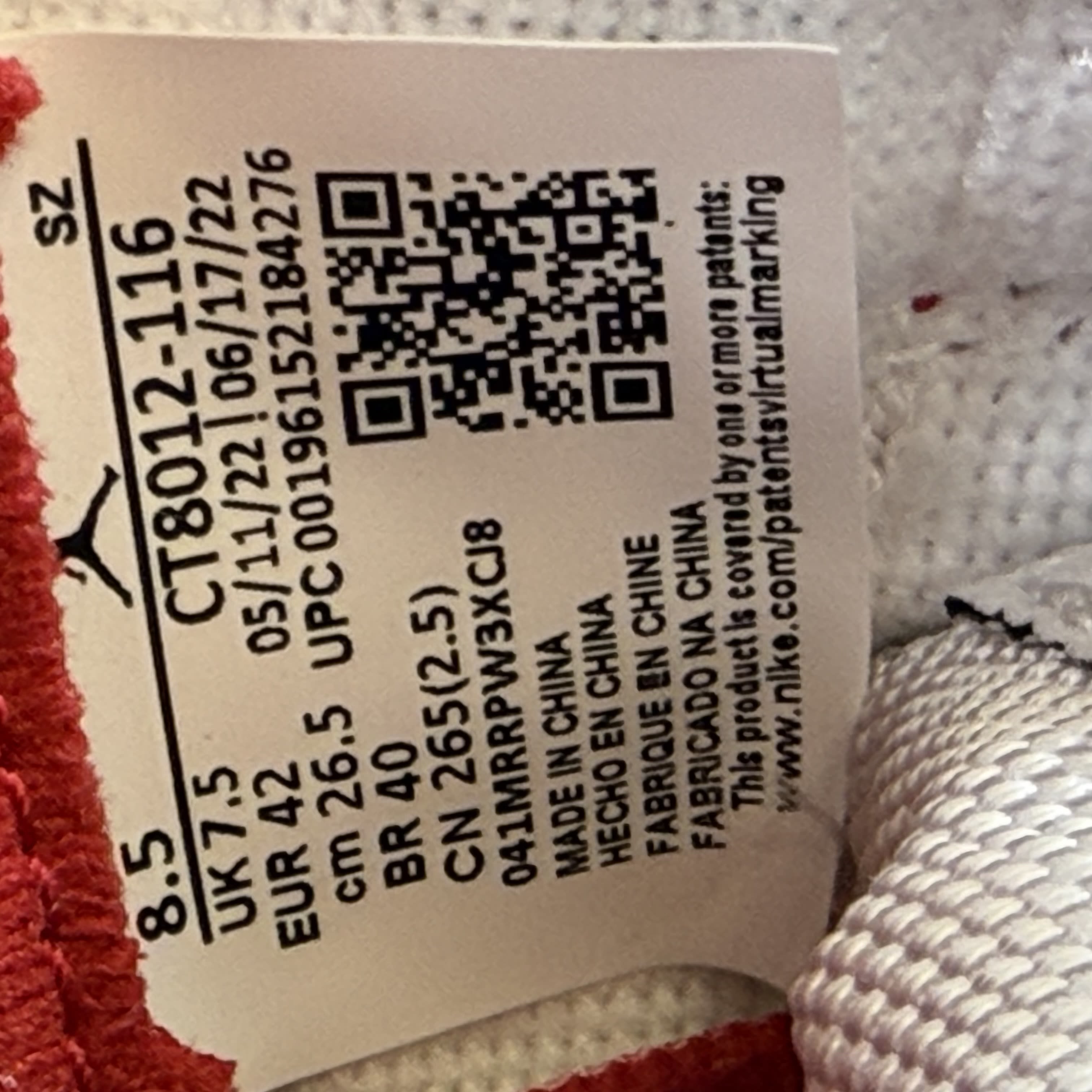 631172 Jordan 11 Retro Cherry (2022)