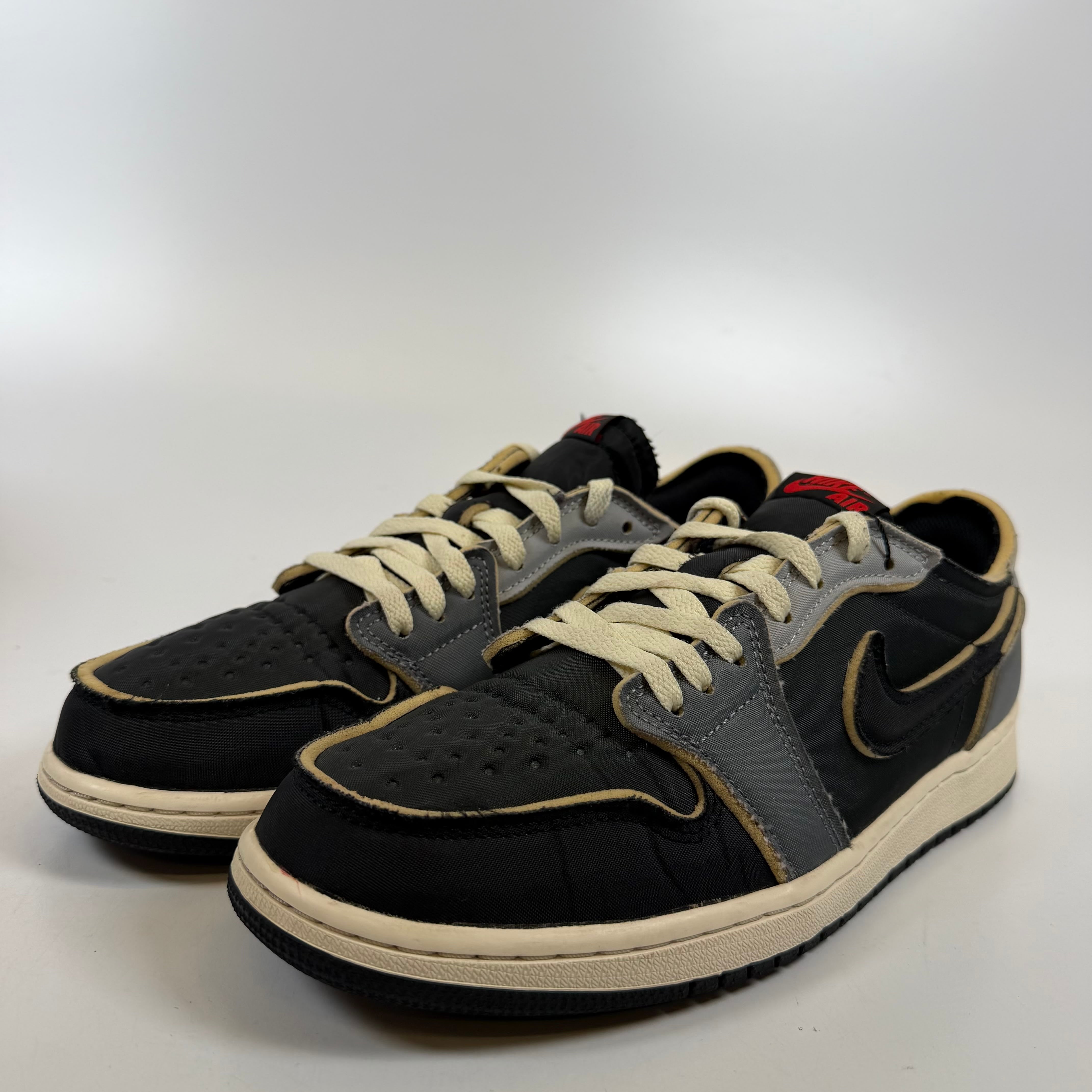 SP11183 Jordan 1 Low OG EX Black Smoke Grey