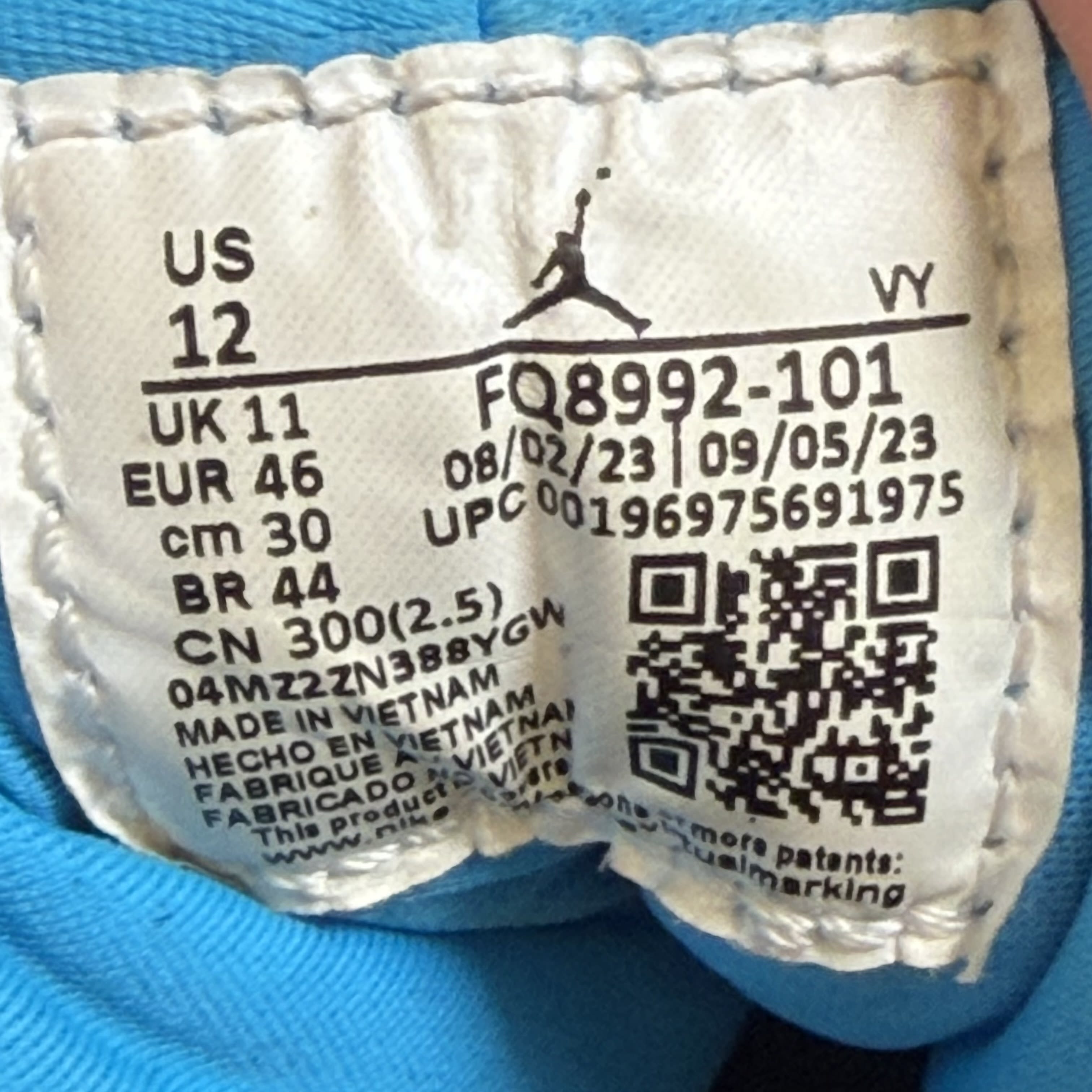 SP6865 Jordan 9 Retro Powder Blue (2024)
