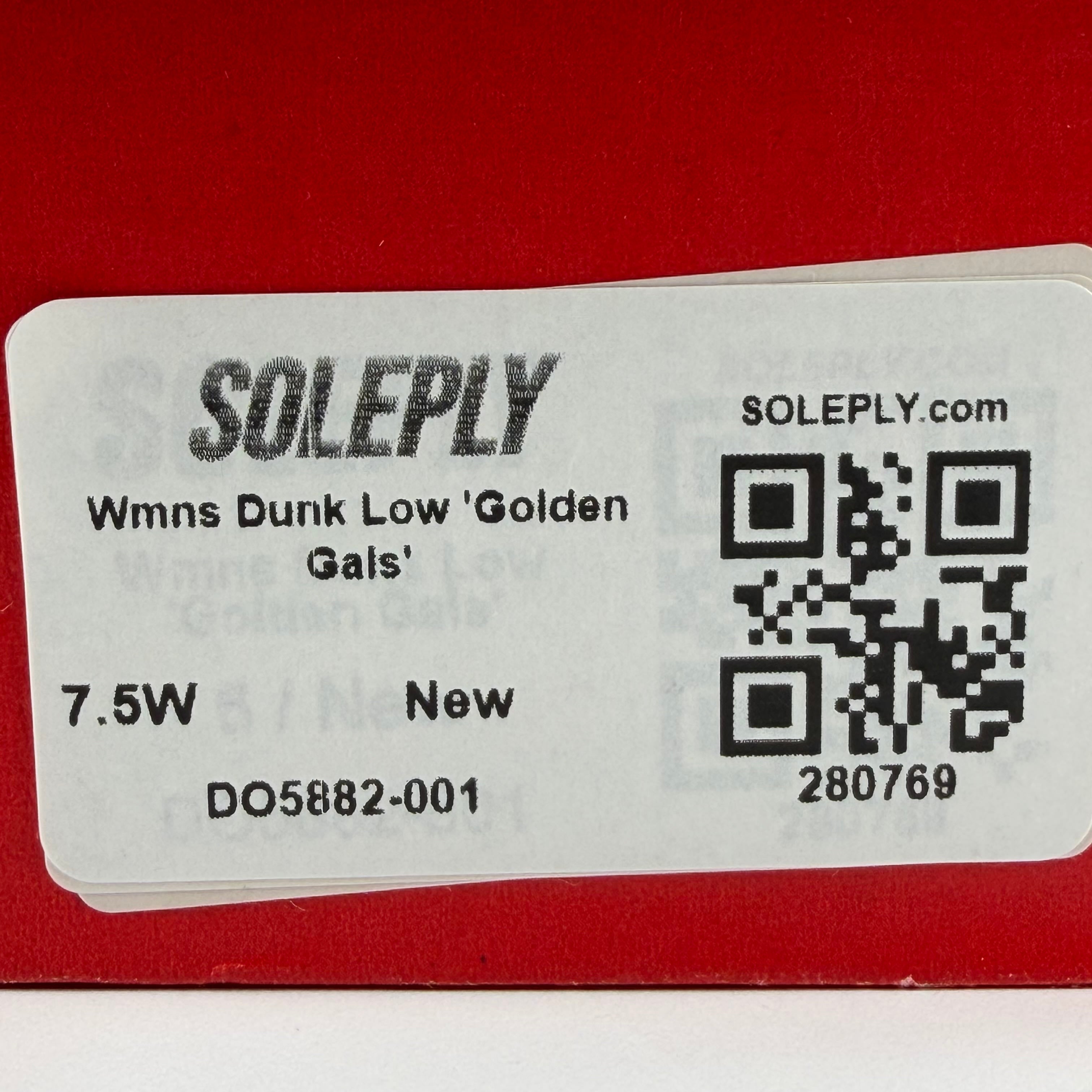 280769 Wmns Dunk Low 'Golden Gals'