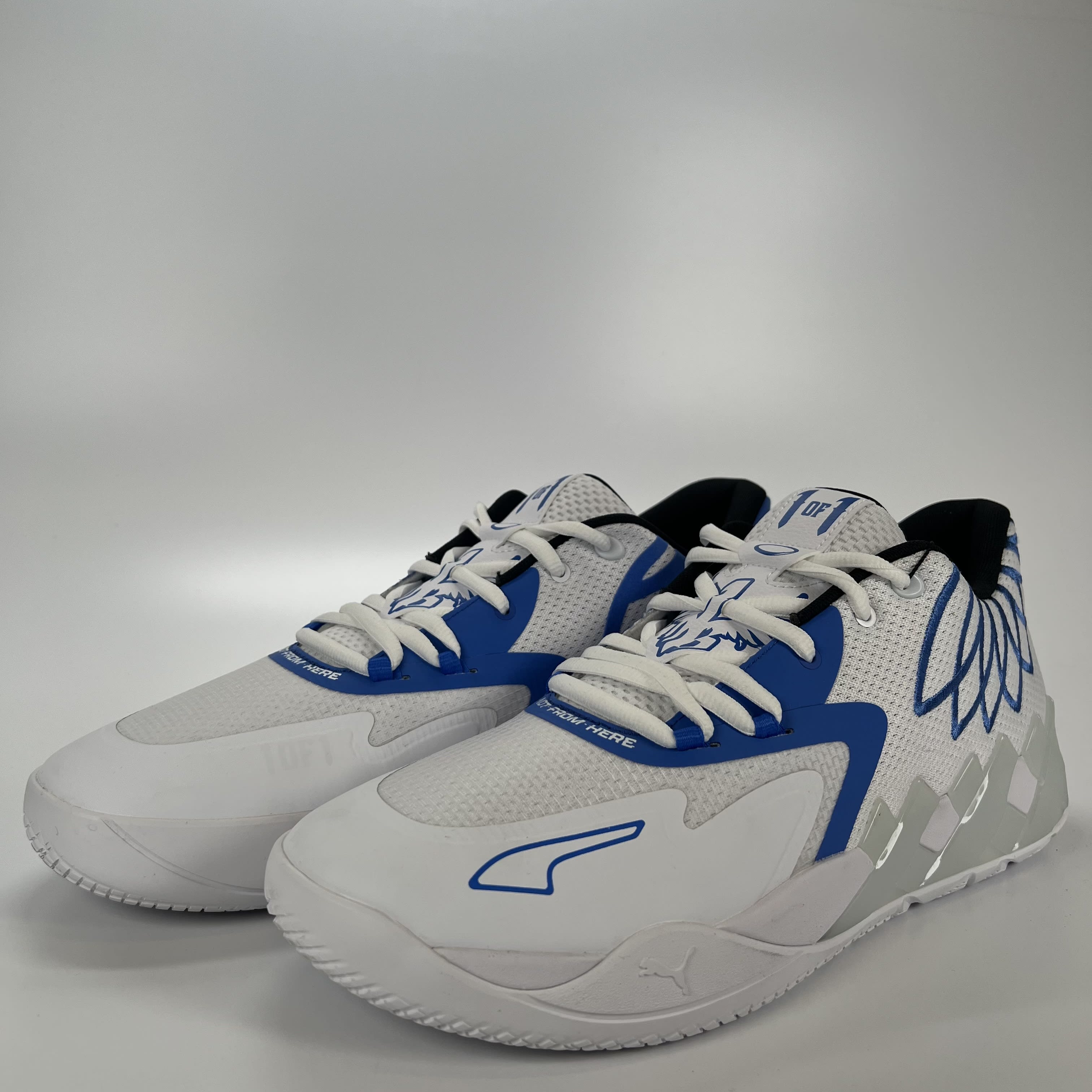 SP5136 Puma LaMelo Ball MB.01 Lo Team Colors White Bluemazing