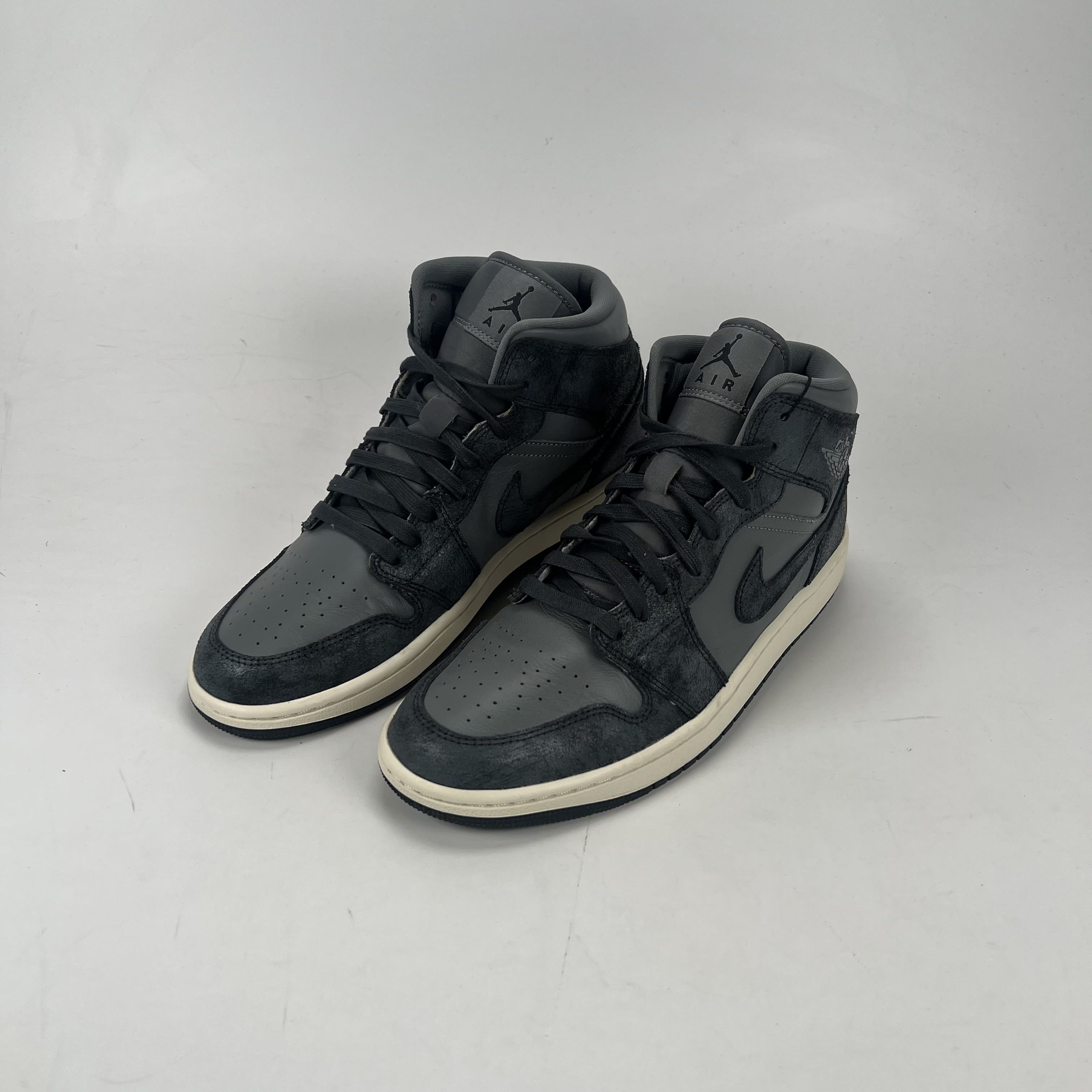 SP5217 Jordan 1 Mid Distressed Smoke Grey (Women's)