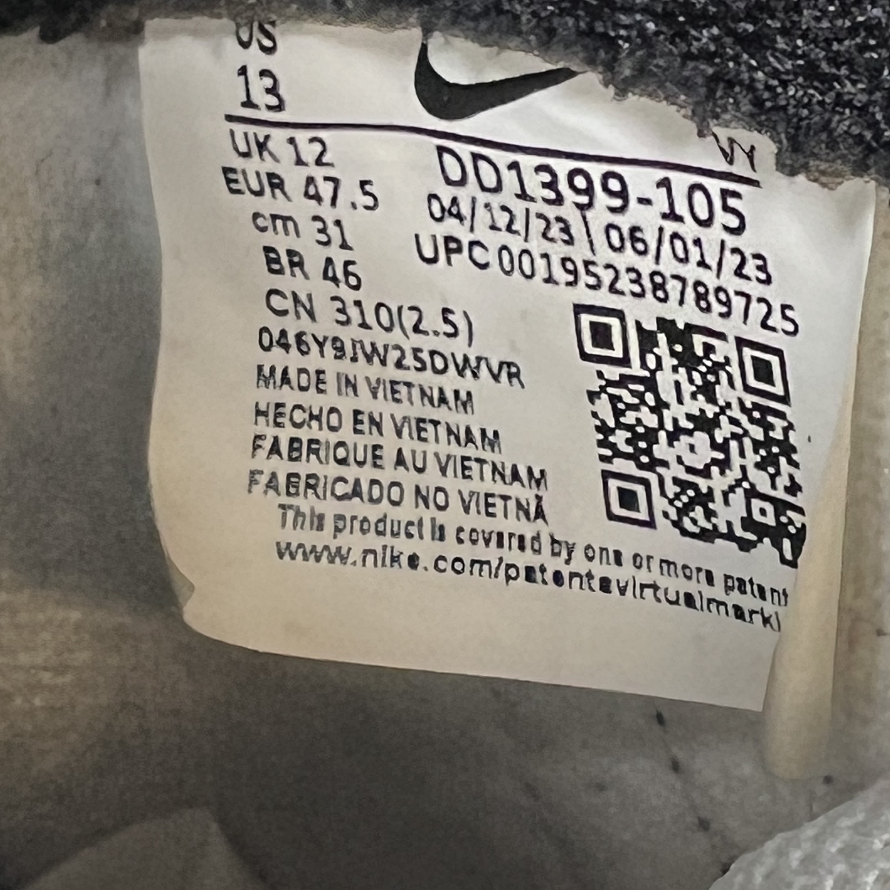 SP5535 Nike Dunk High Panda Black White (2021/2024)