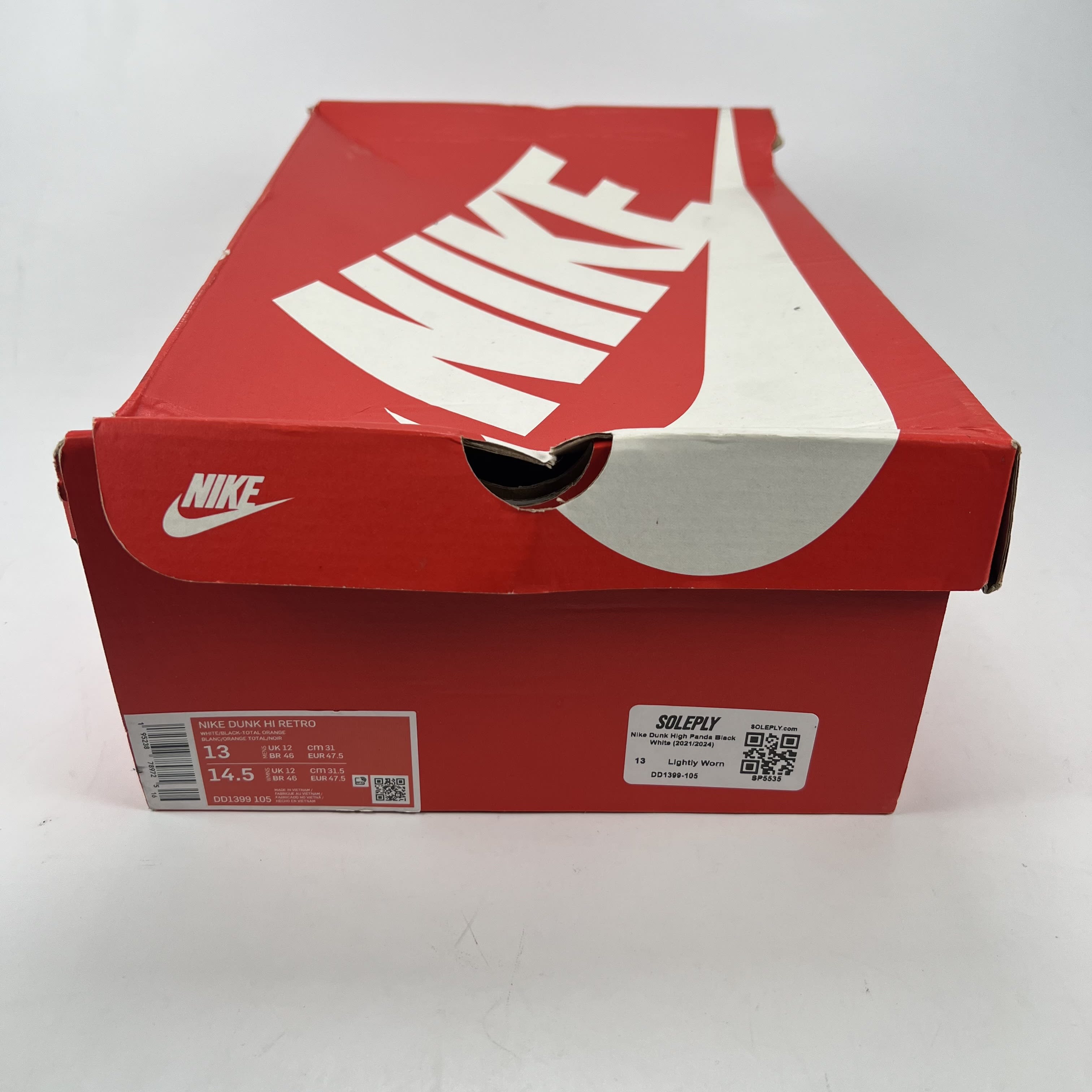 SP5535 Nike Dunk High Panda Black White (2021/2024)