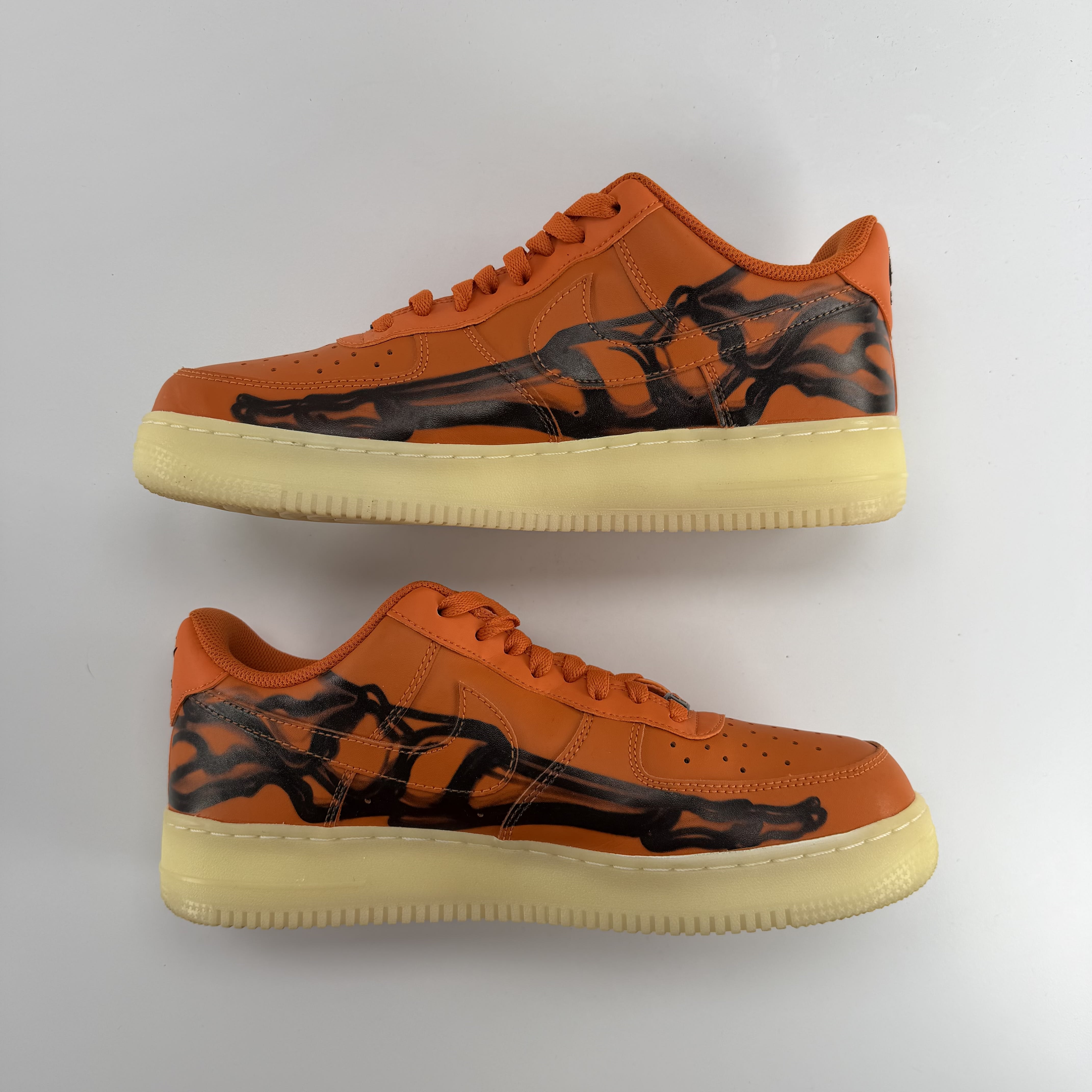 785277 Air Force 1 Low 'Orange Skeleton'