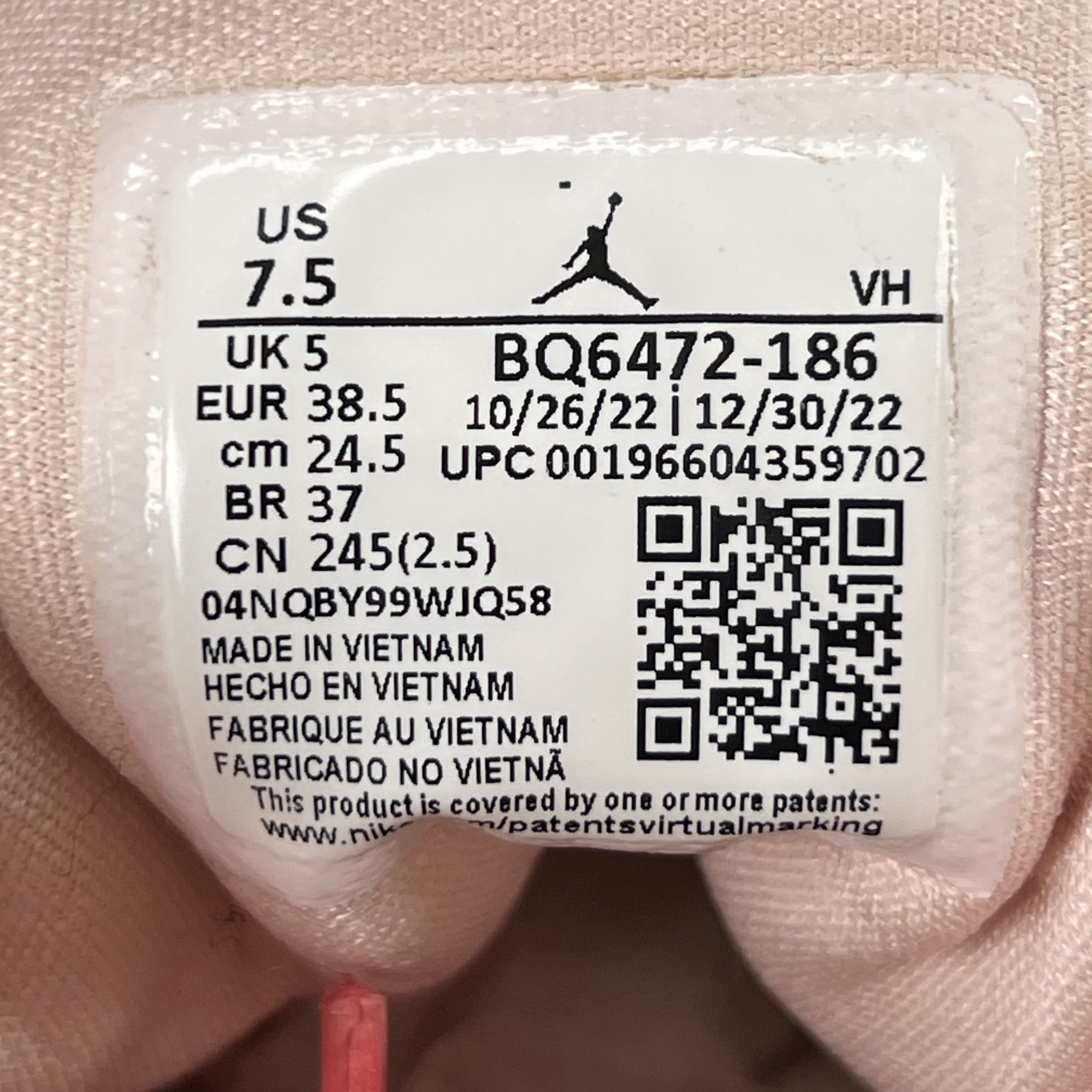SP5199 Jordan 1 Mid Strawberries and Cream (Women's)