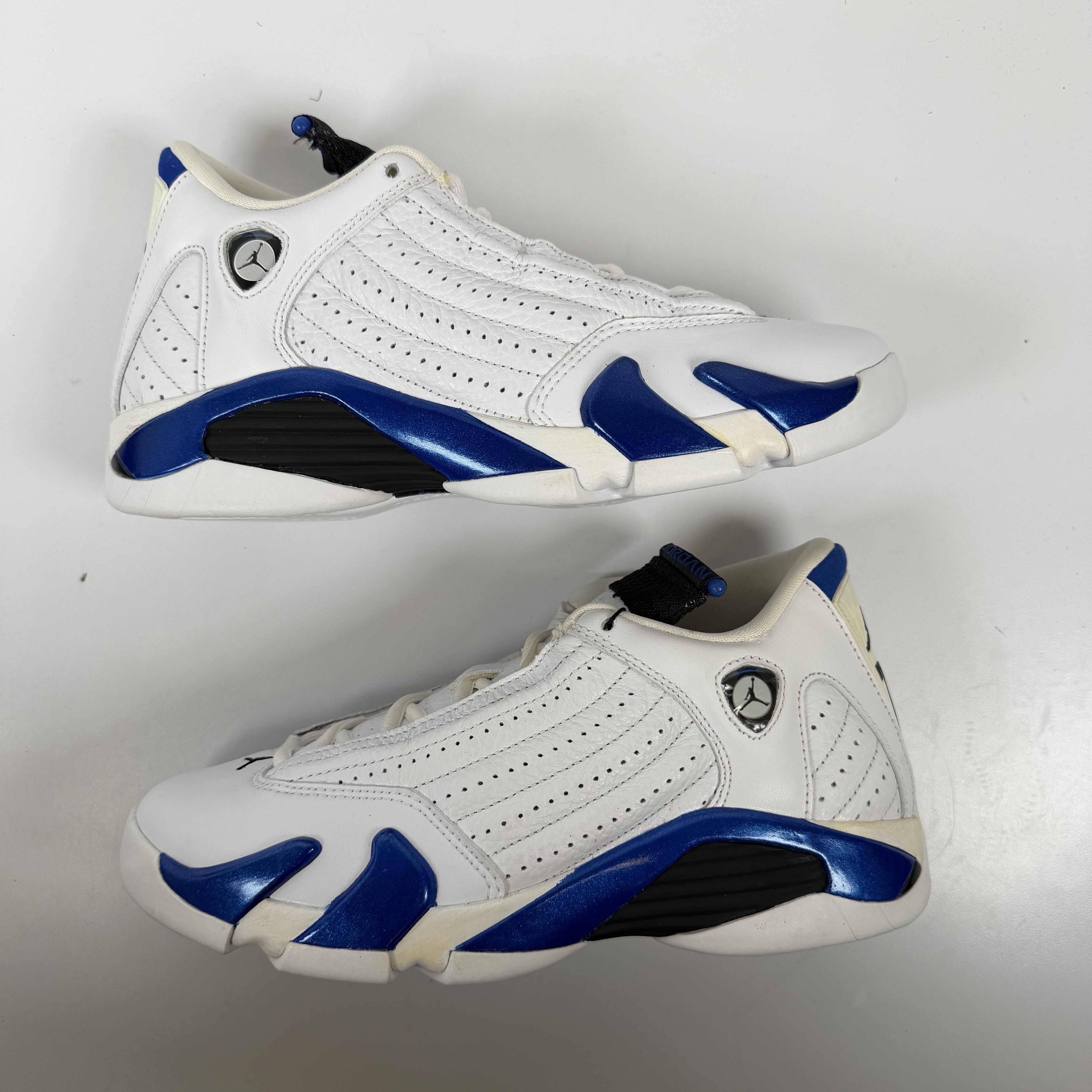 SP7391 Jordan 14 Retro White Hyper Royal (GS)