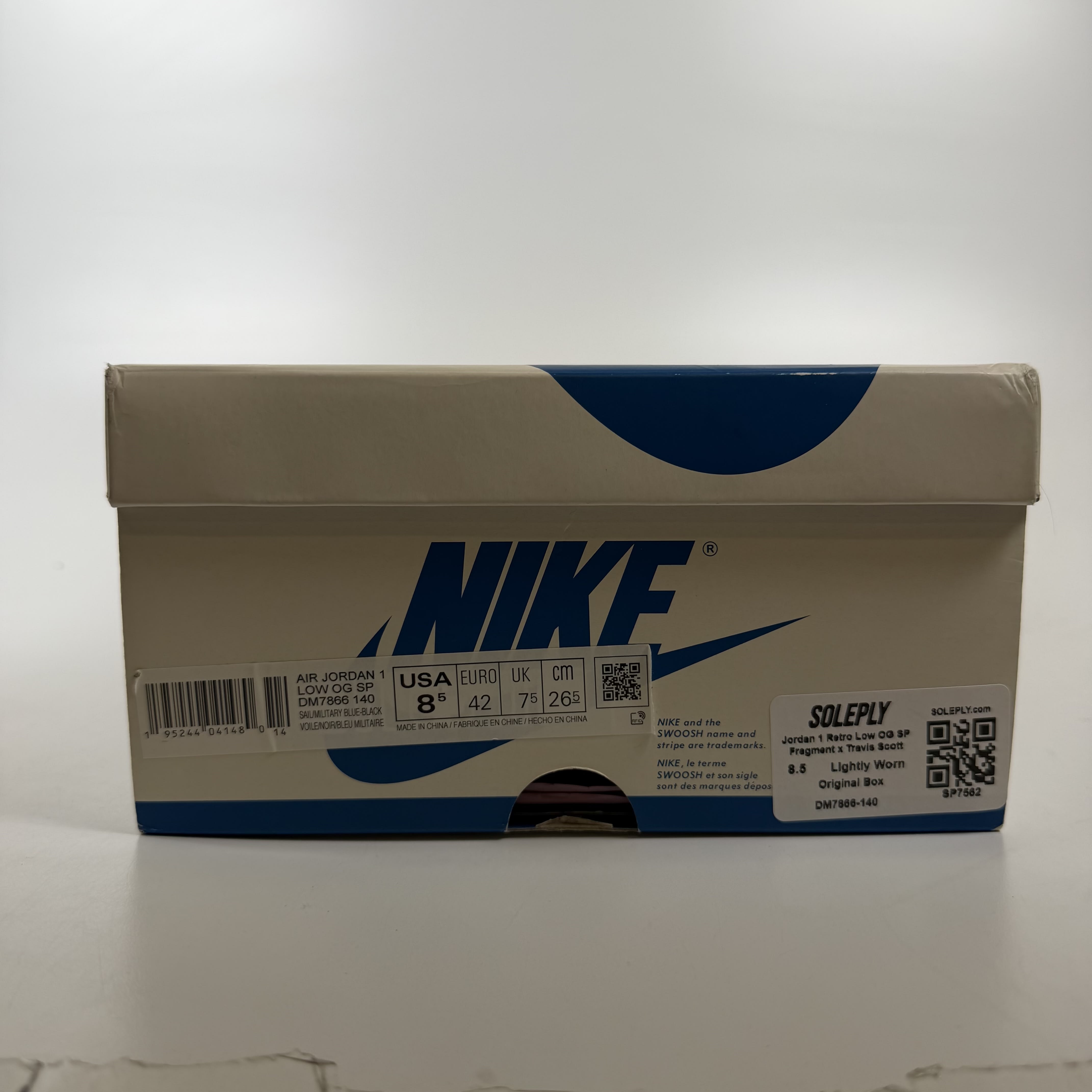 SP7562 Jordan 1 Retro Low OG SP Fragment x Travis Scott