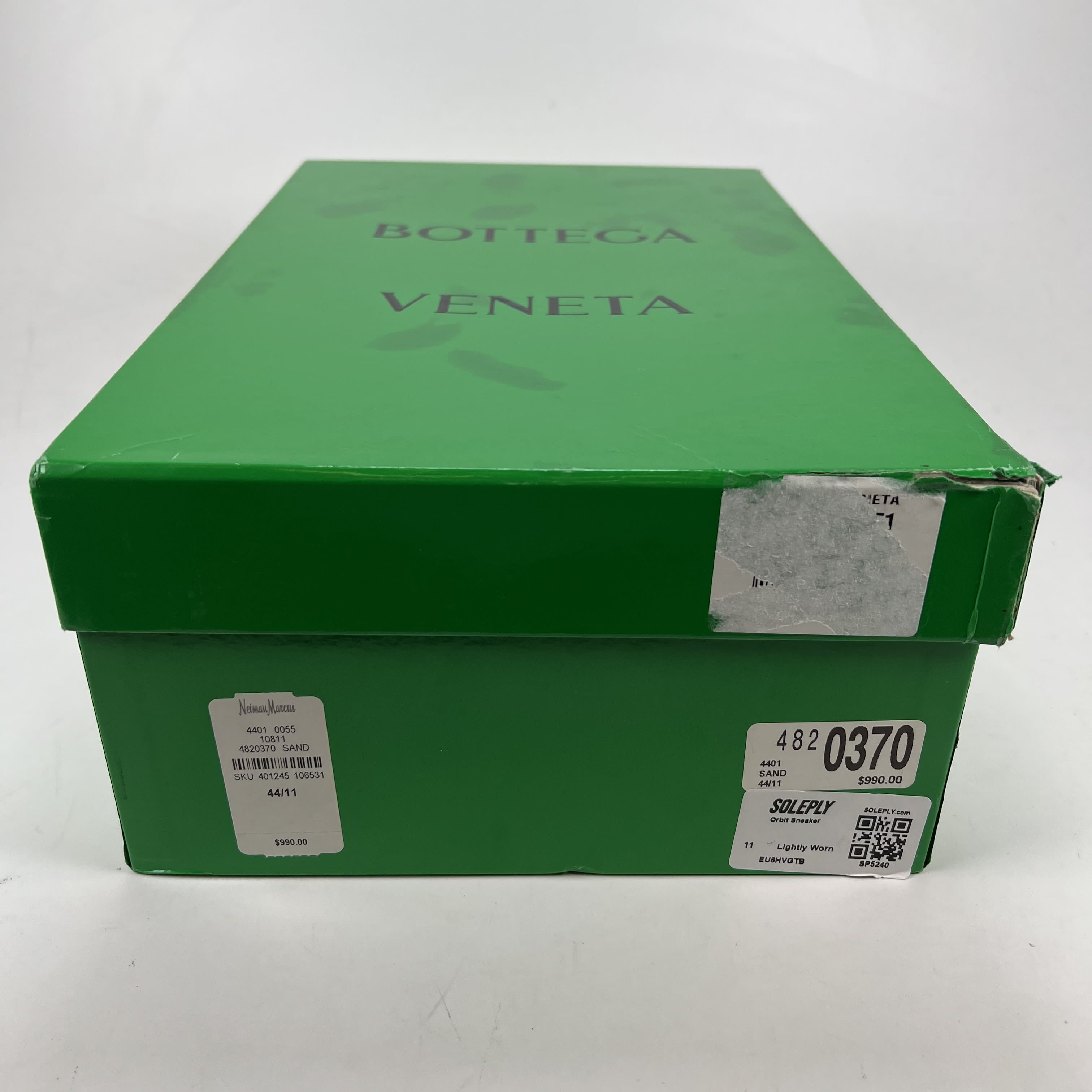 SP5240 Bottega Veneta Orbit Sneaker Sand