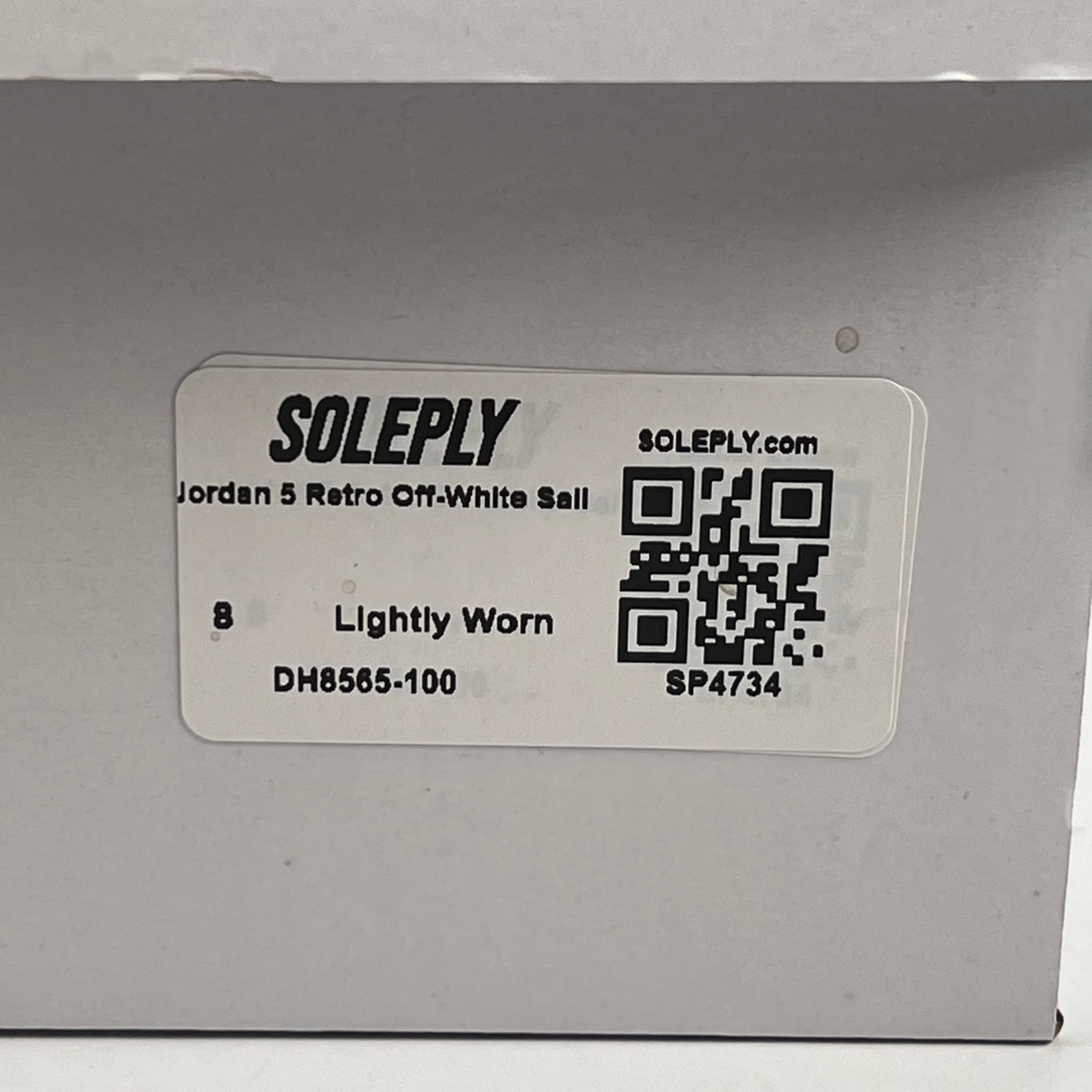 SP4734 Jordan 5 Retro Off-White Sail