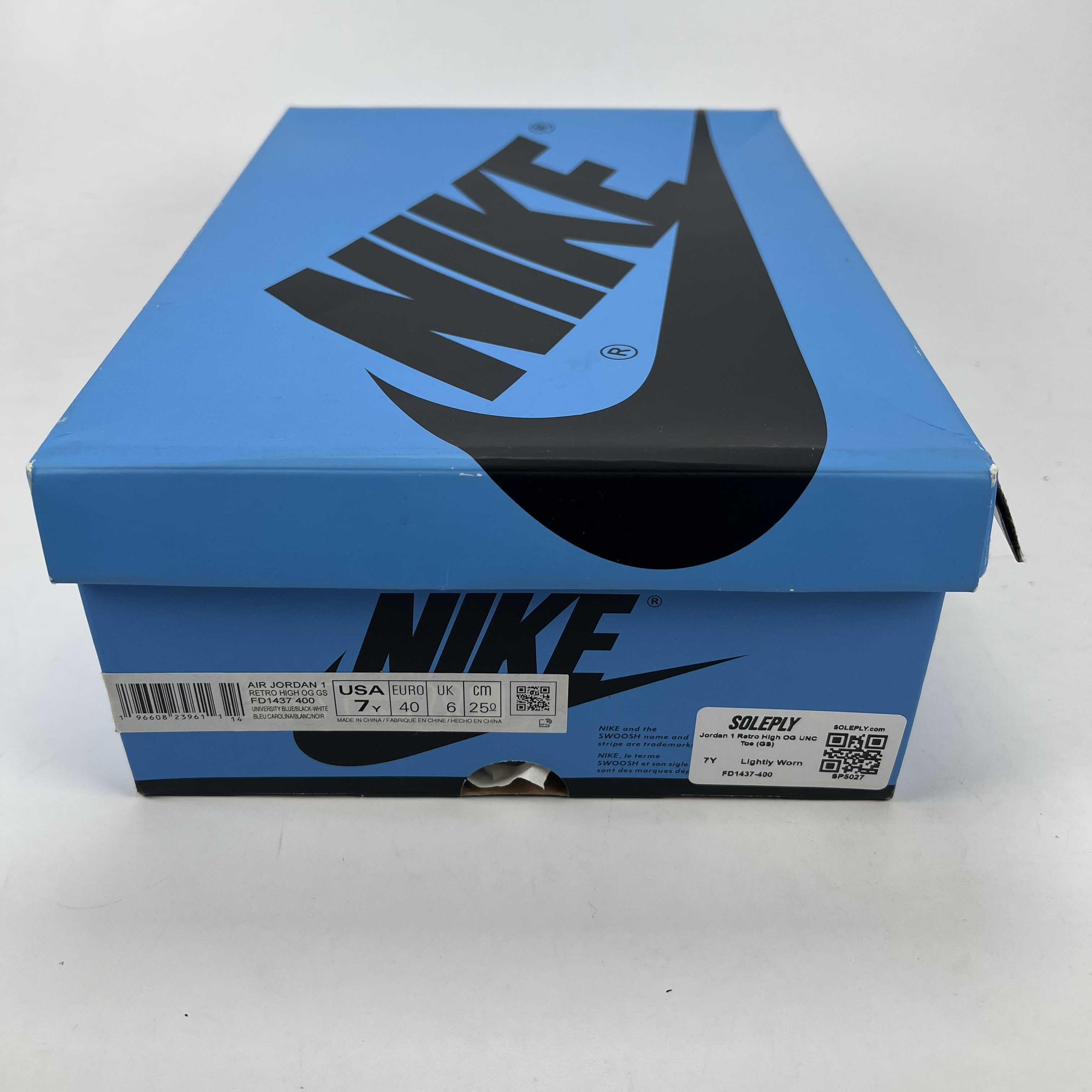 SP5027 Jordan 1 Retro High OG UNC Toe (GS)