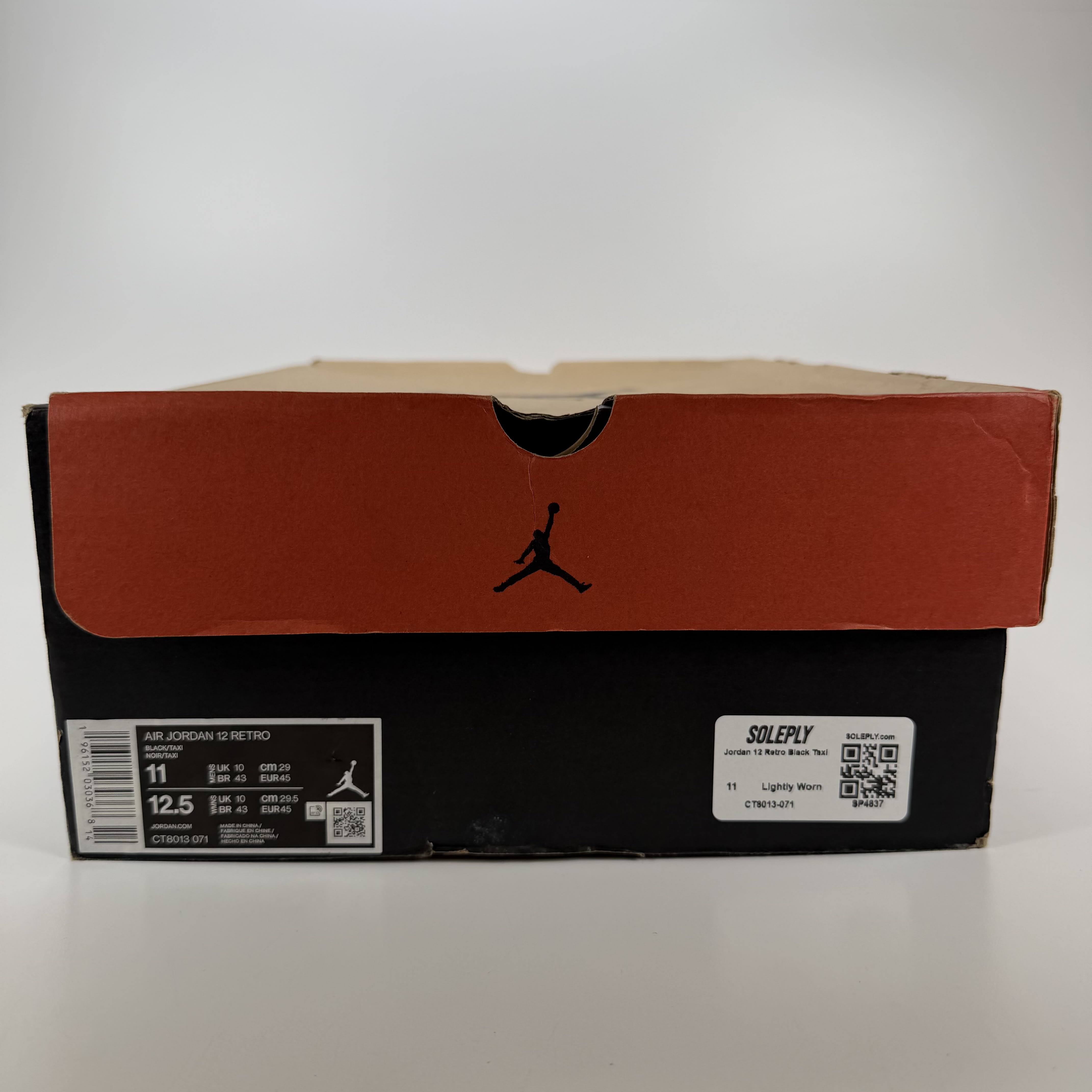 SP4837 Jordan 12 Retro Black Taxi