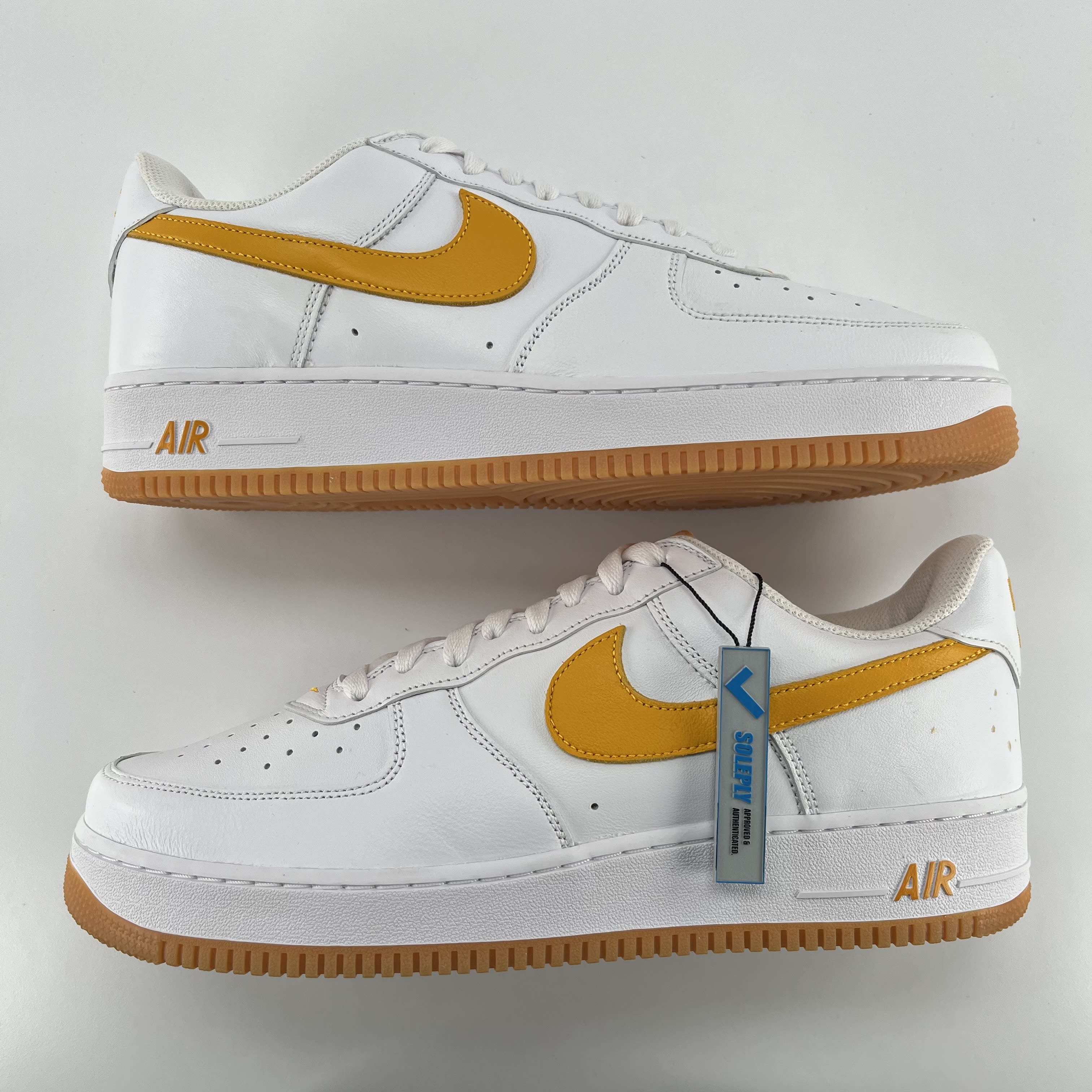 272877 Nike Air Force 1 Low Color Of The Month White University Gold