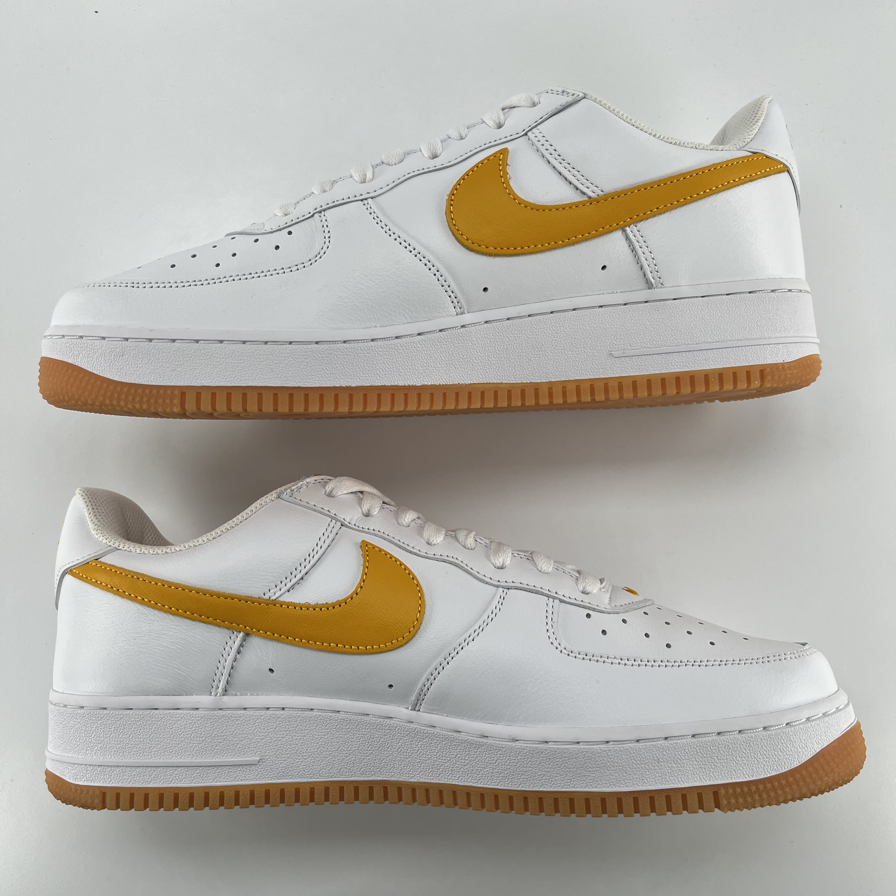 272877 Nike Air Force 1 Low Color Of The Month White University Gold