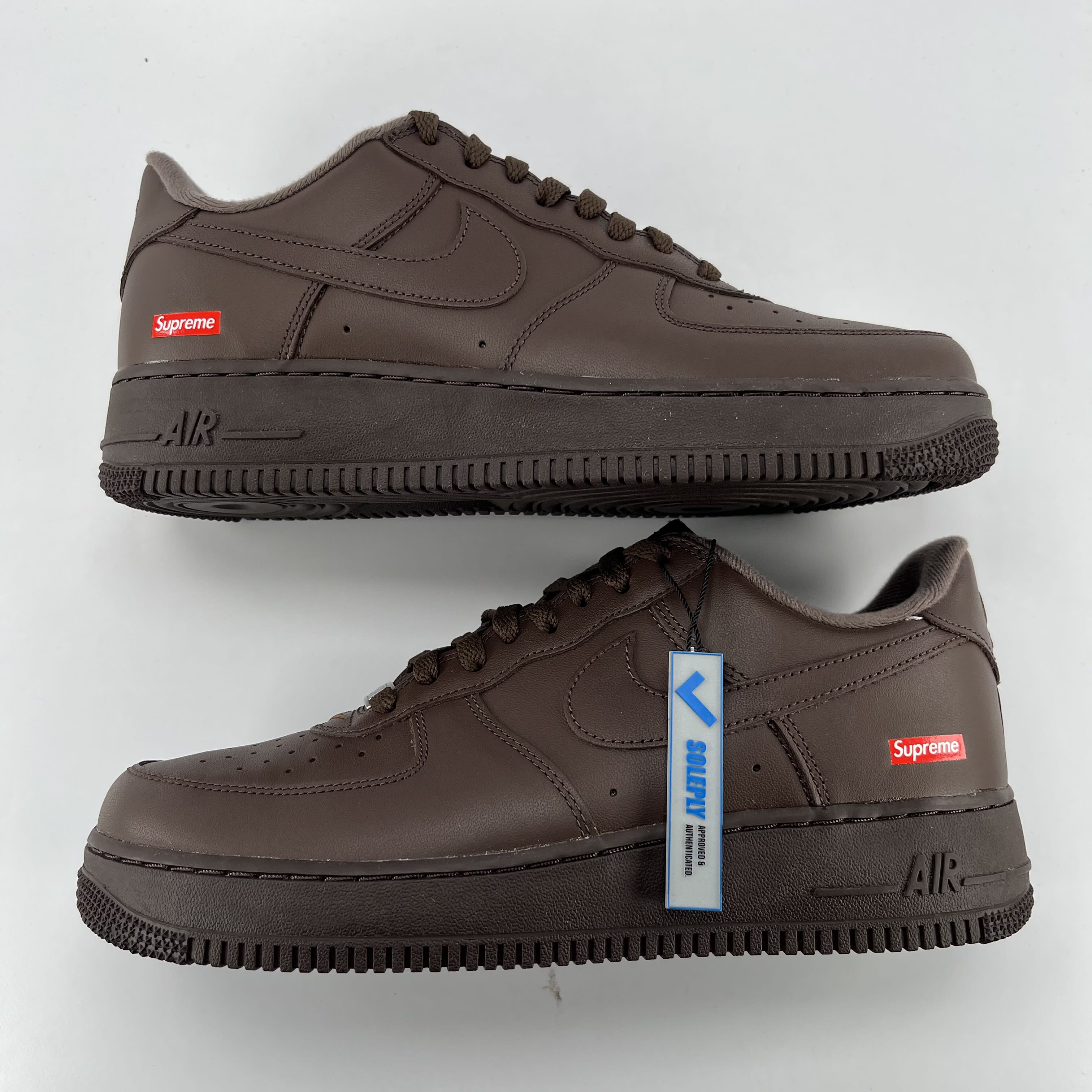 392763 Nike Air Force 1 Low Supreme Baroque Brown