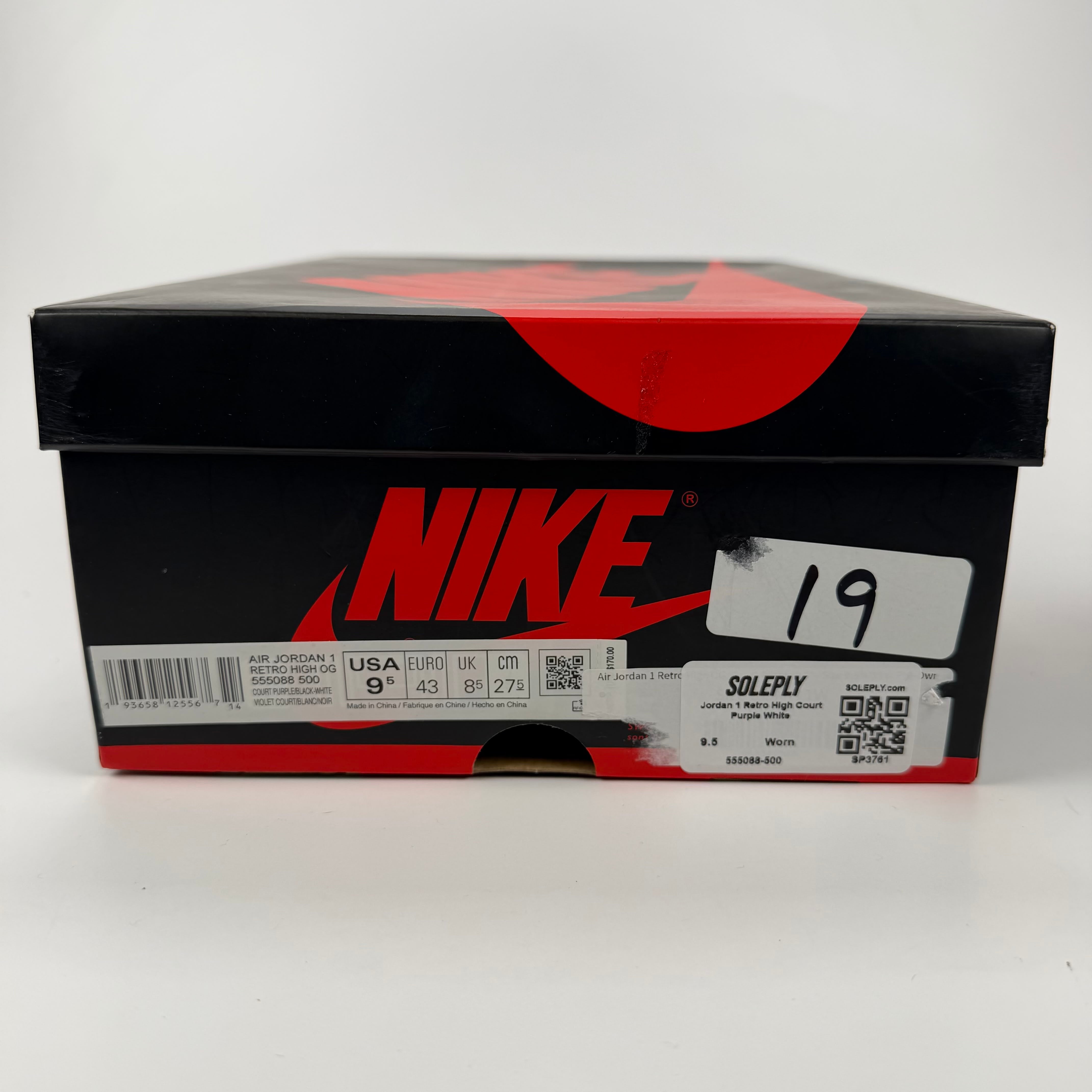 SP3761 Jordan 1 Retro High Court Purple White