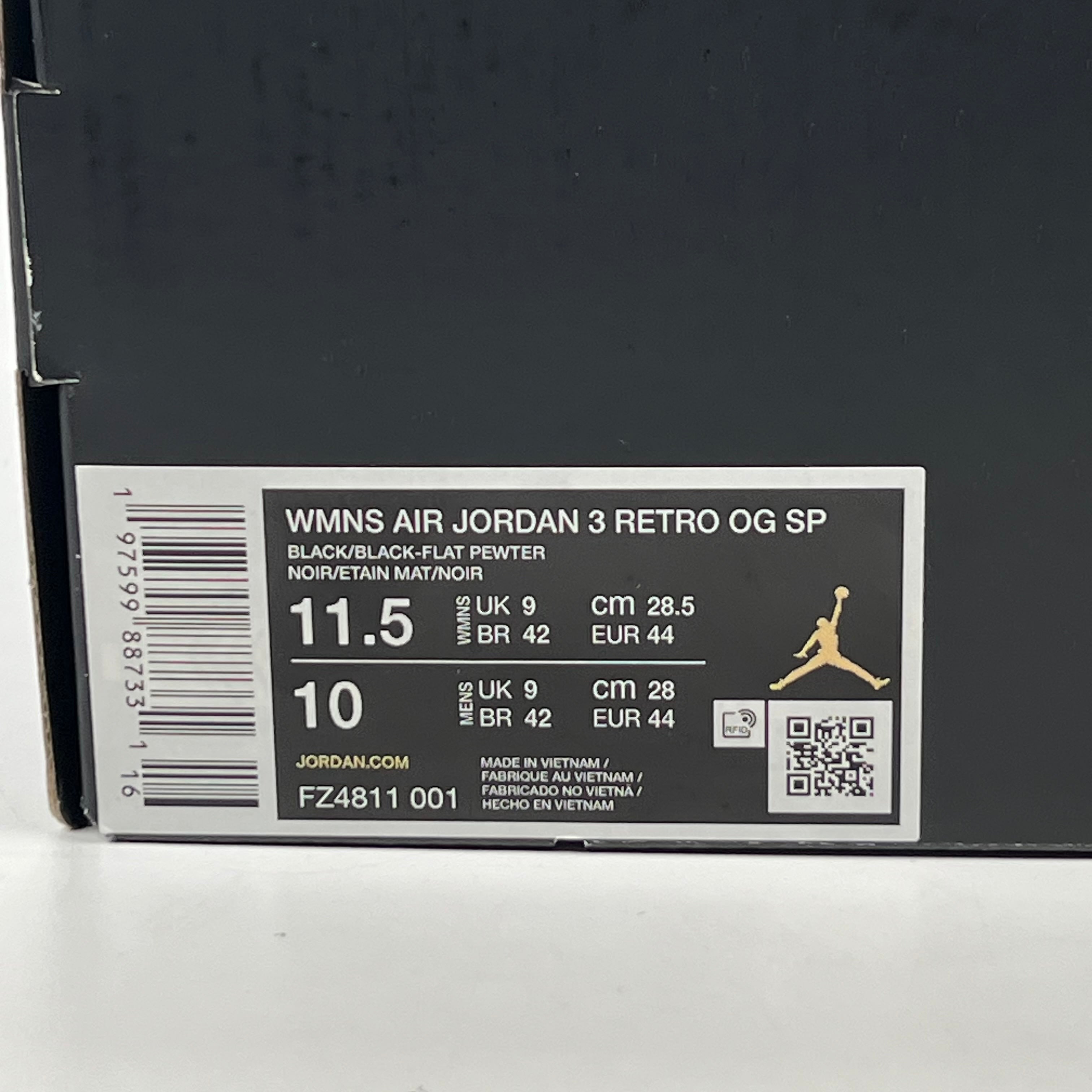 SP4080 Jordan 3 Retro OG SP A Ma Maniére While You Were Sleeping (Women's)