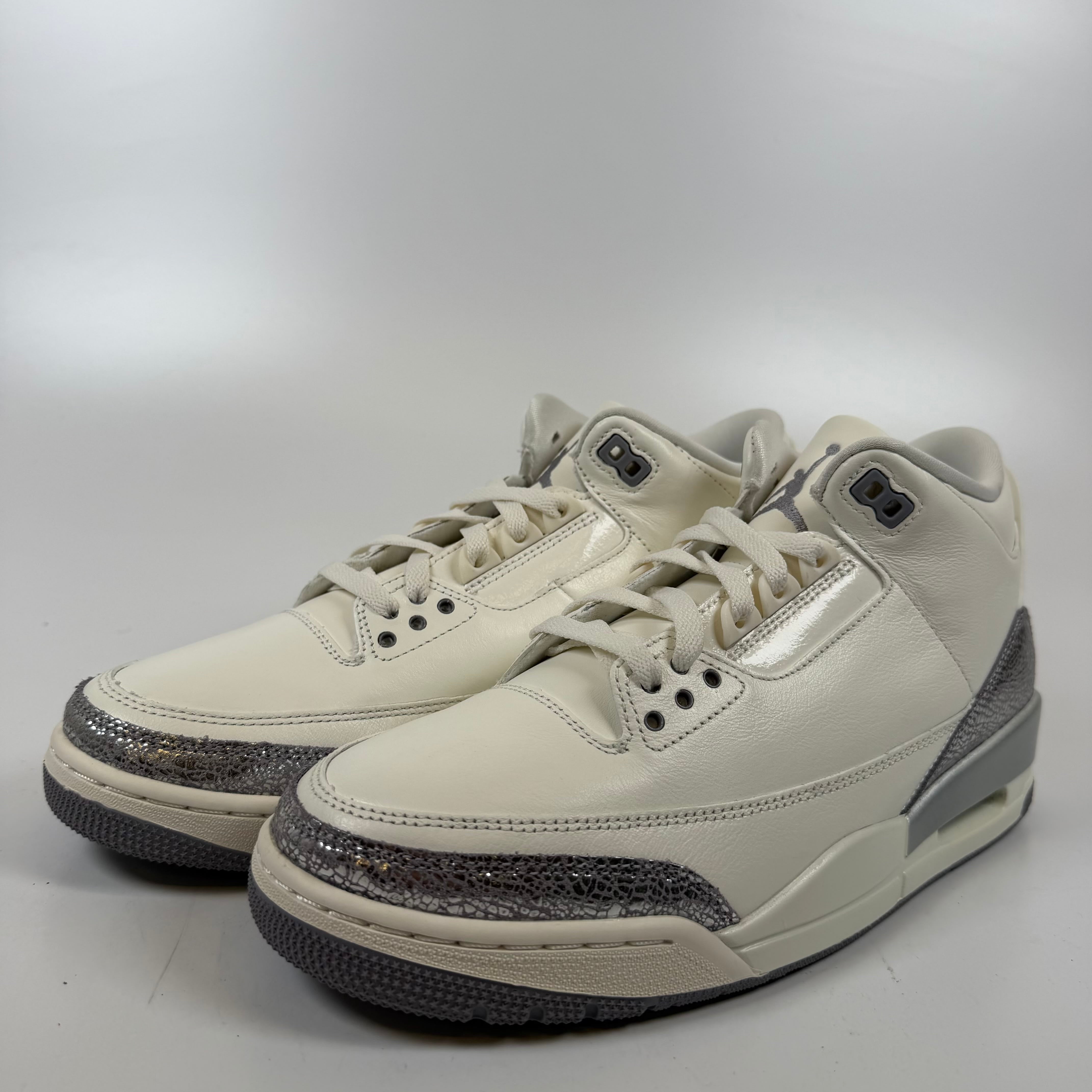 SP12710 Jordan 3 Retro Sail Cement Grey (Women's)
