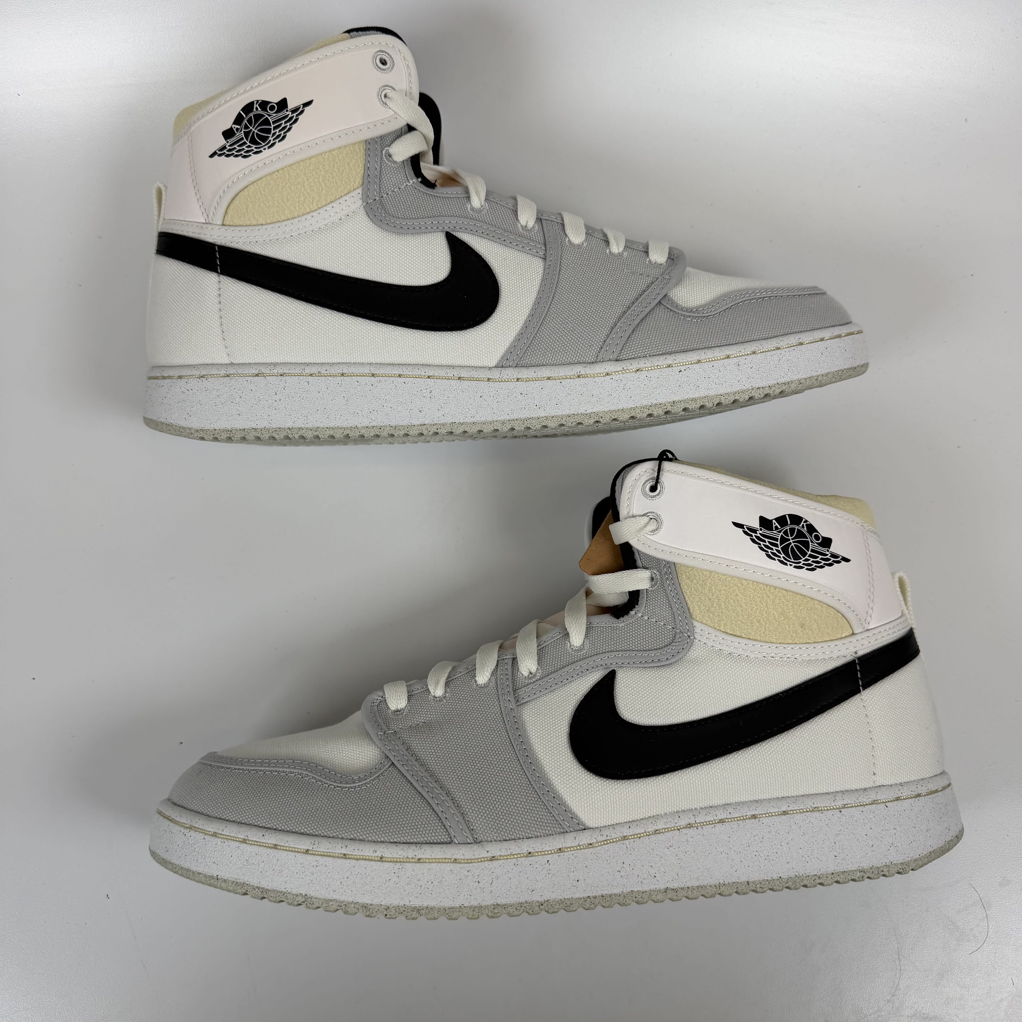 SP7586 Jordan 1 Retro AJKO White Black Grey Fog