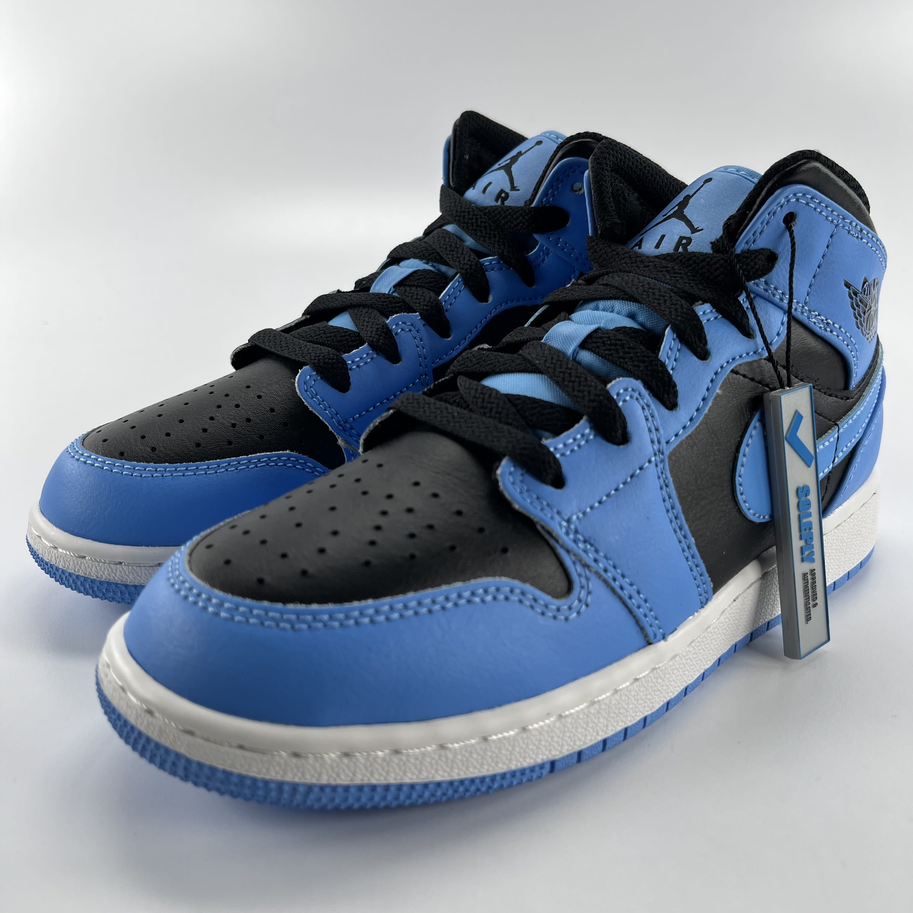 263179 Jordan 1 Mid University Blue Black (GS)