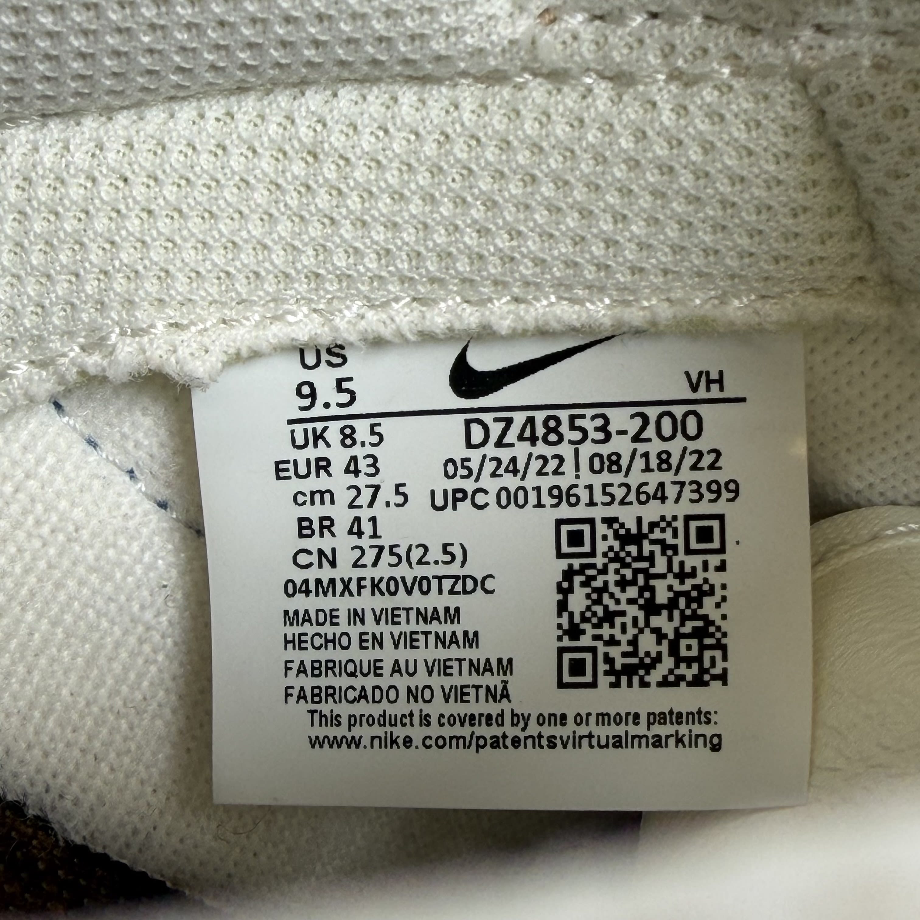 SP7194 Nike Dunk Low Montreal Bagel Sesame