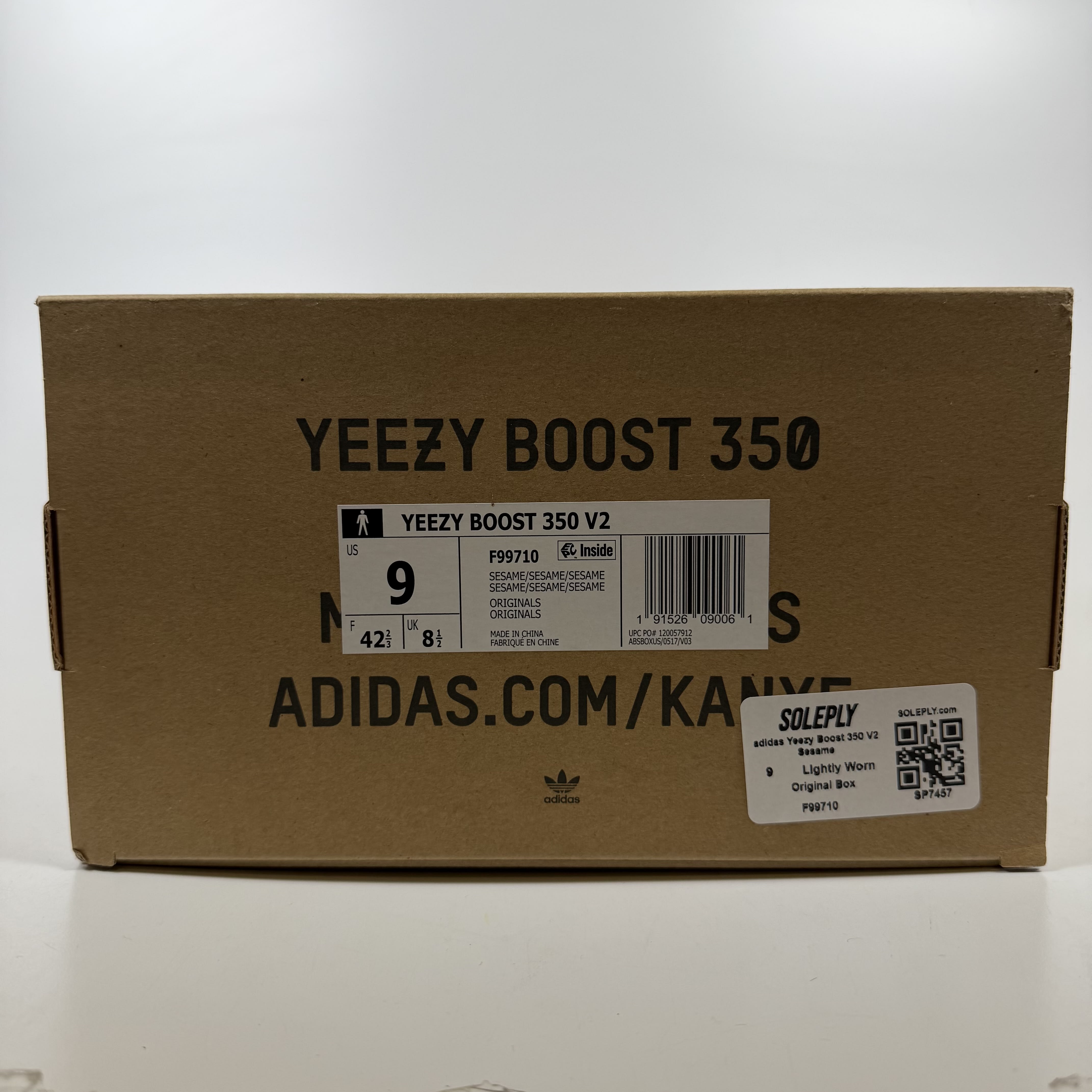 SP7457 adidas Yeezy Boost 350 V2 Sesame