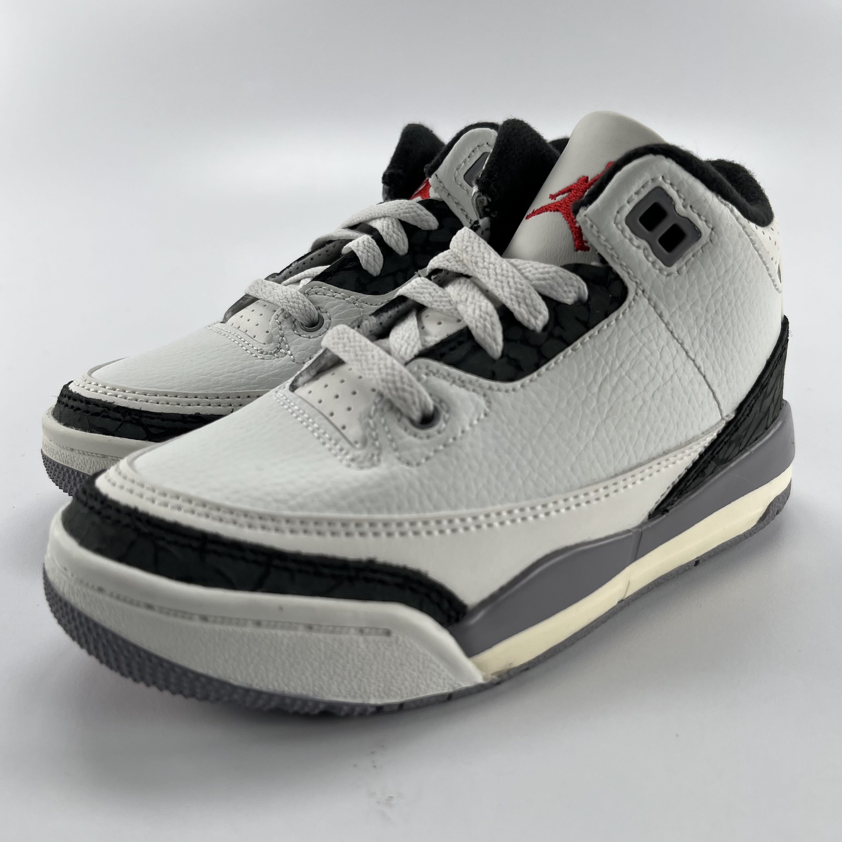313237 Jordan 3 Retro Cement Grey (PS)